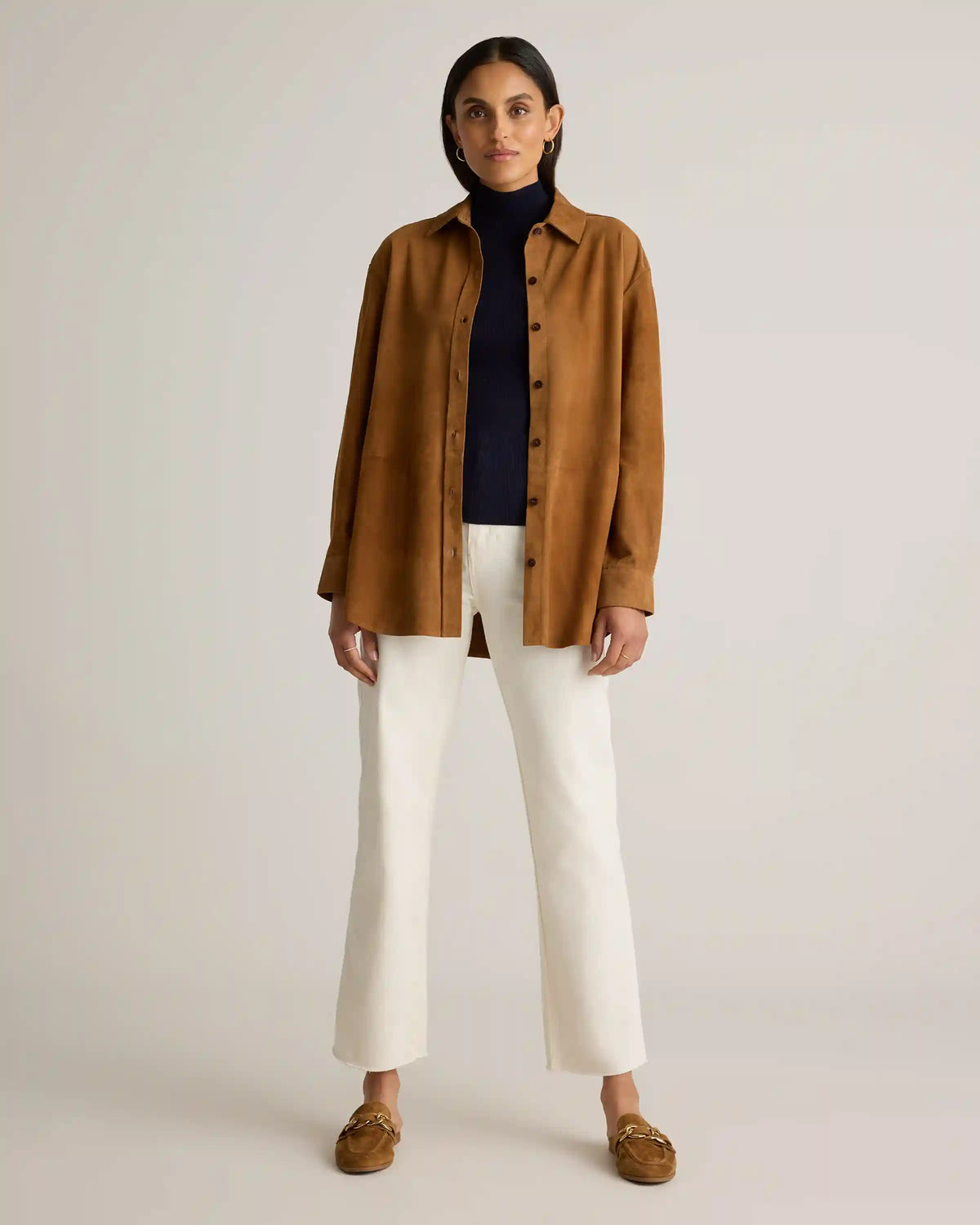 100% Suede Overshirt
