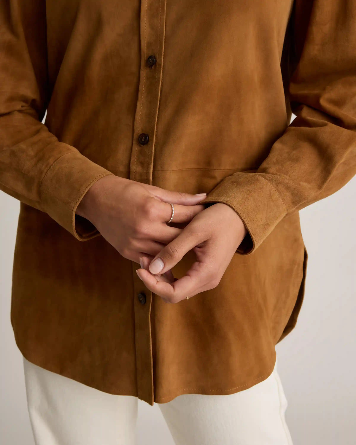 100% Suede Overshirt