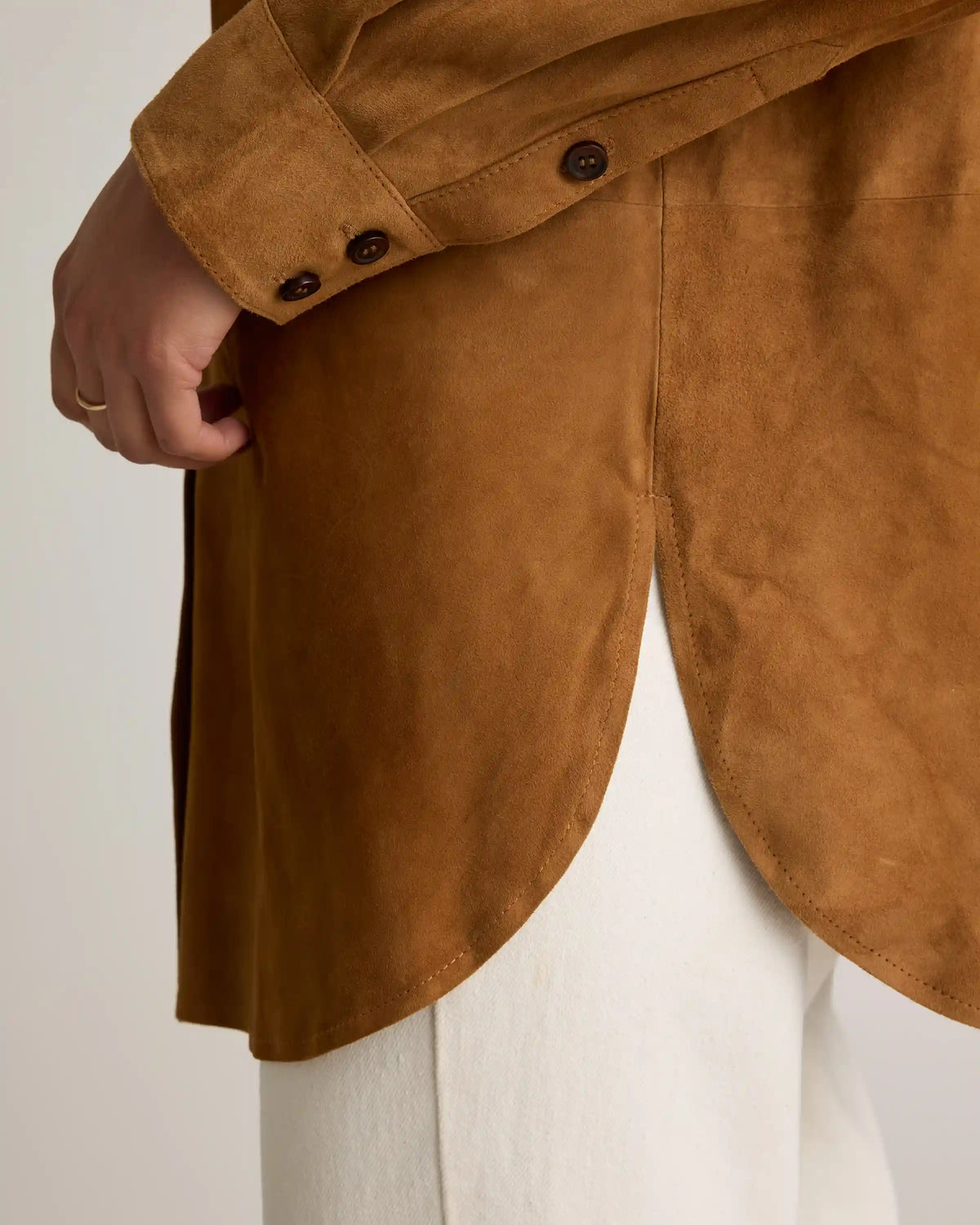 100% Suede Overshirt