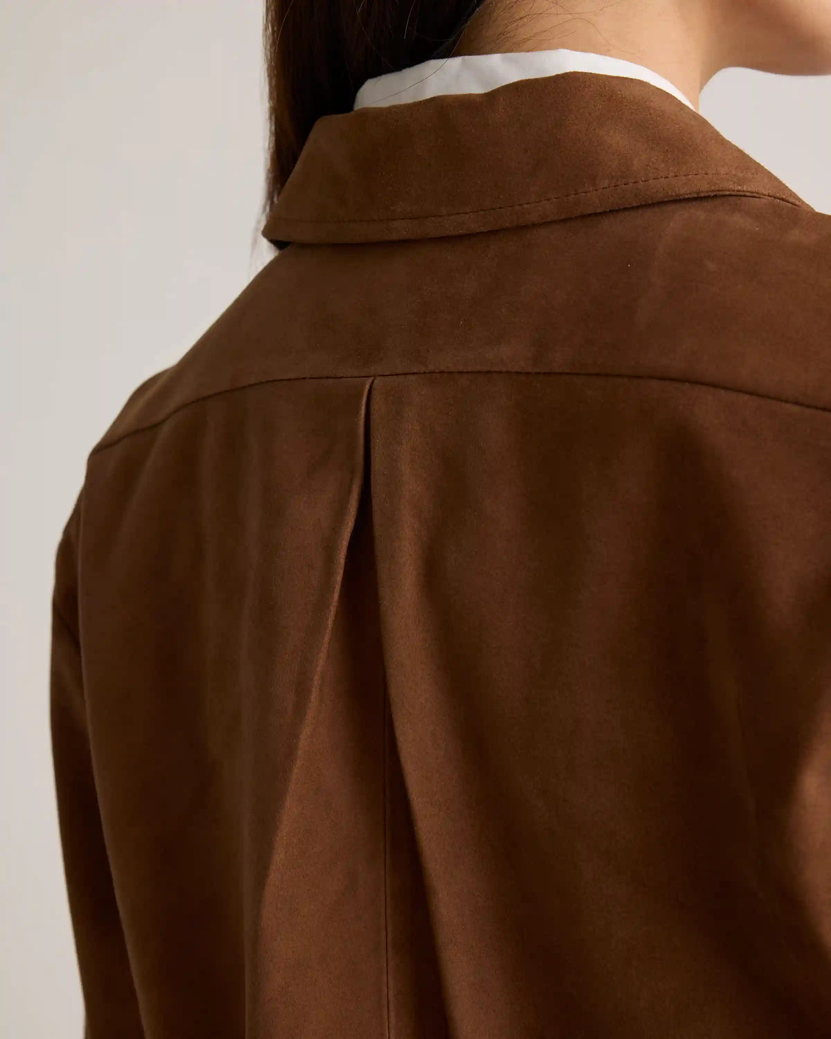 100% Suede Overshirt