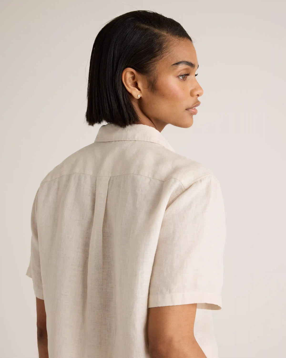 100% European Linen Shorts Pajama Set