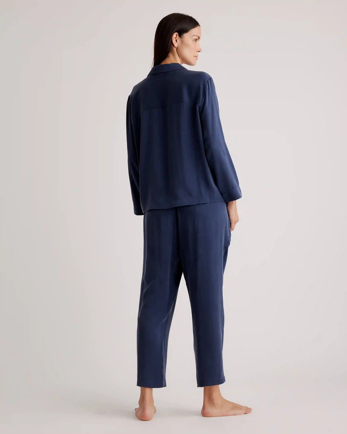 100% Washable Silk Pajama Long Sleeve Top
