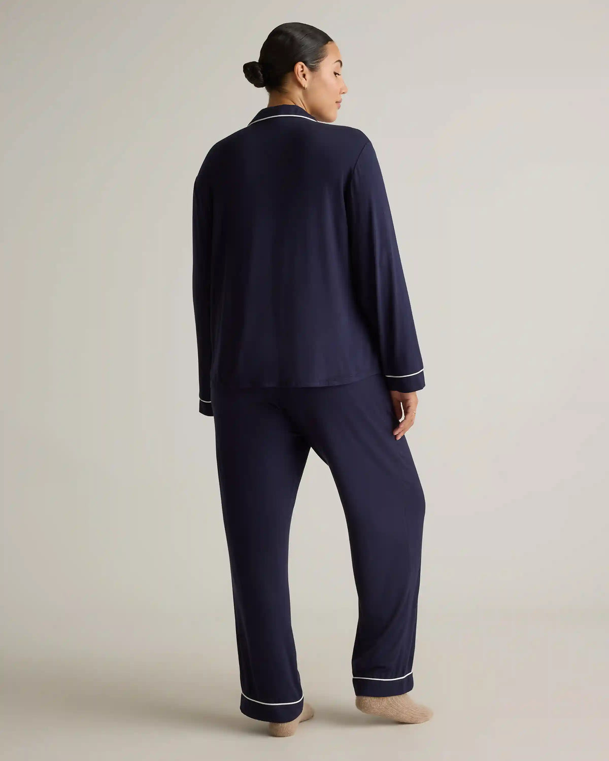 Bamboo Jersey Long Sleeve Pajama Set