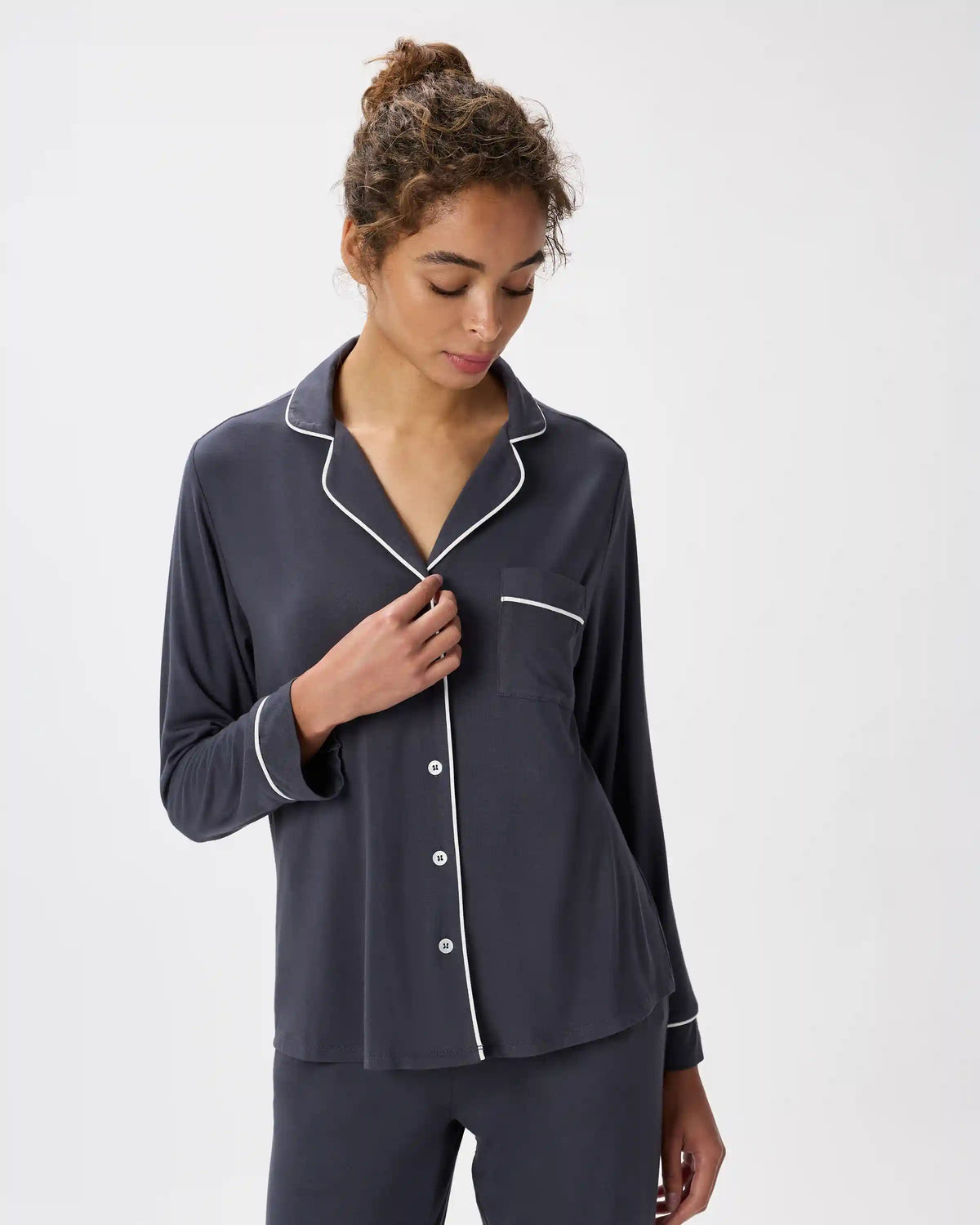 Bamboo Jersey Long Sleeve Pajama Set