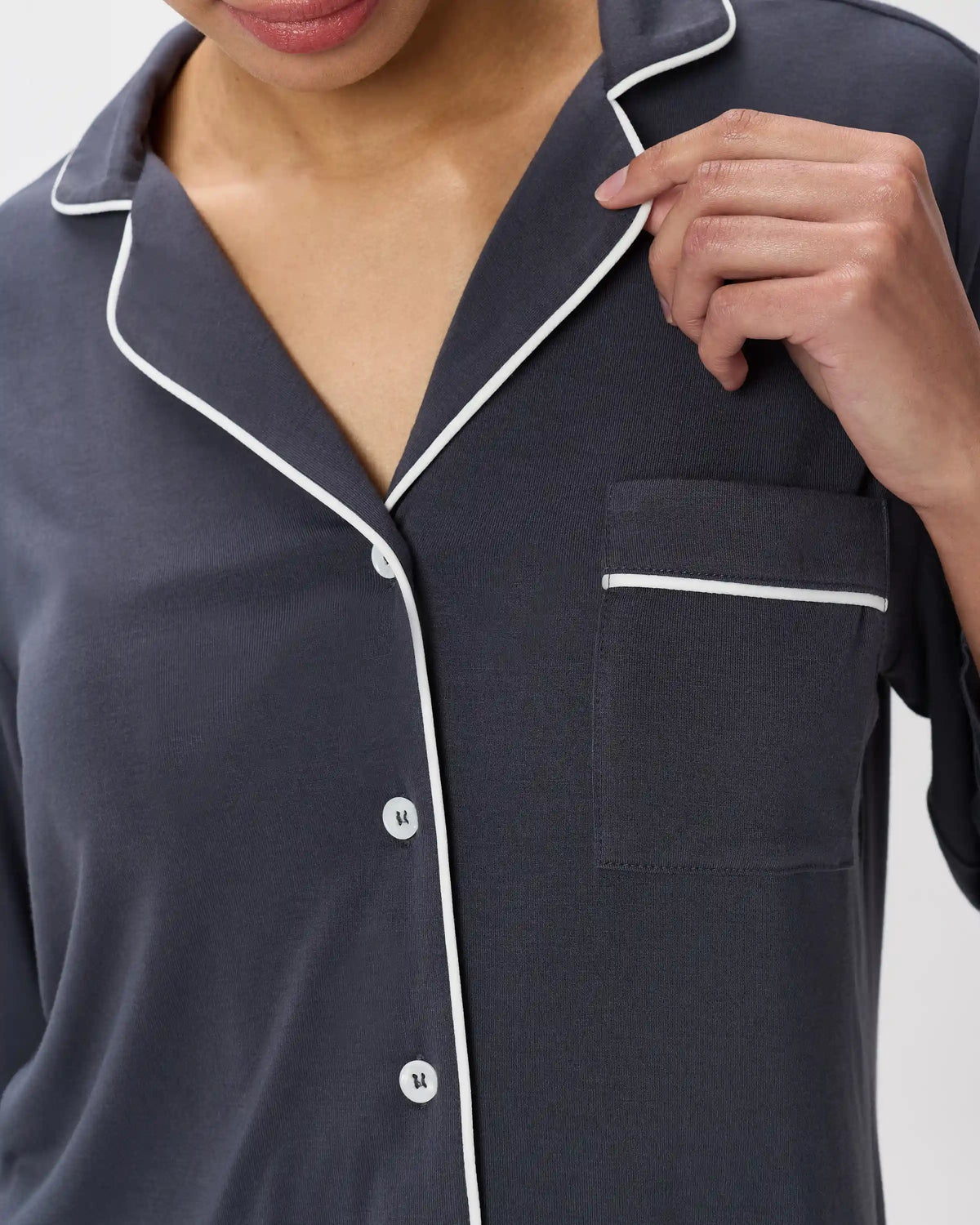 Bamboo Jersey Long Sleeve Pajama Set