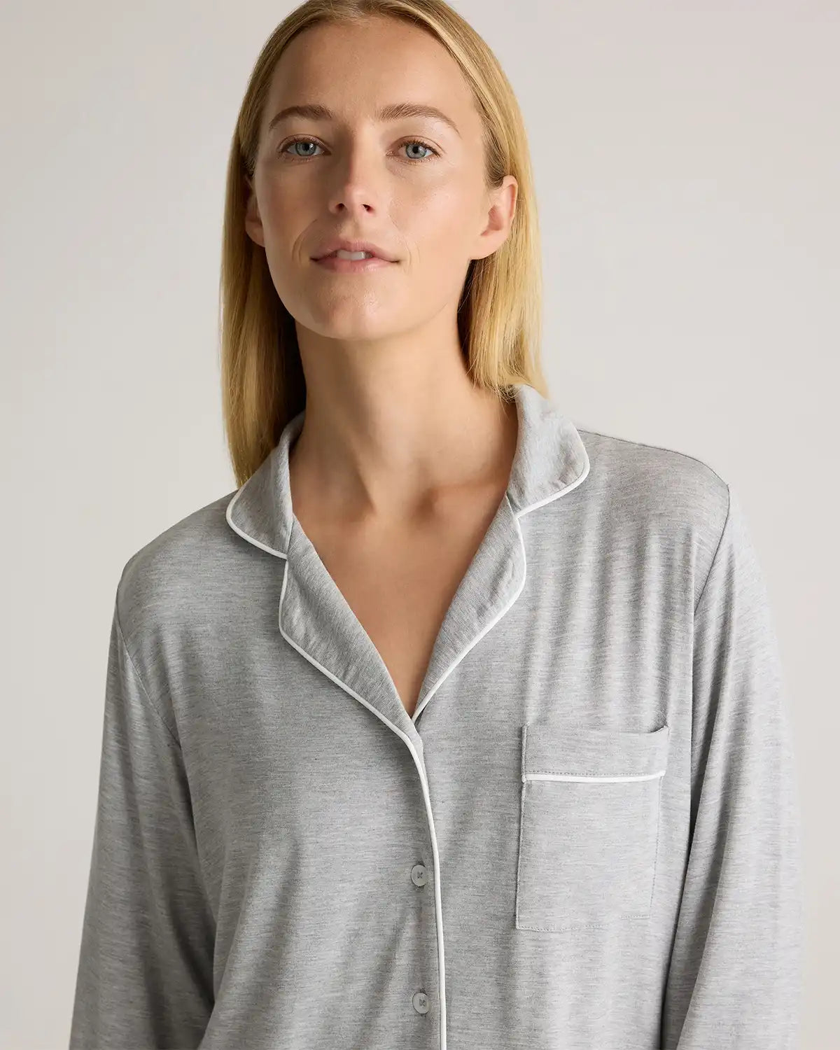 Bamboo Jersey Long Sleeve Pajama Set
