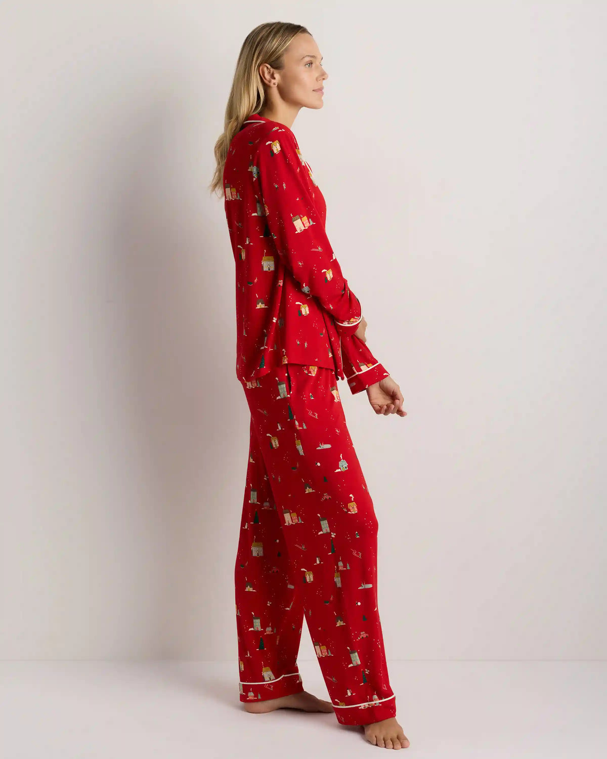 Bamboo Jersey Long Sleeve Pajama Set