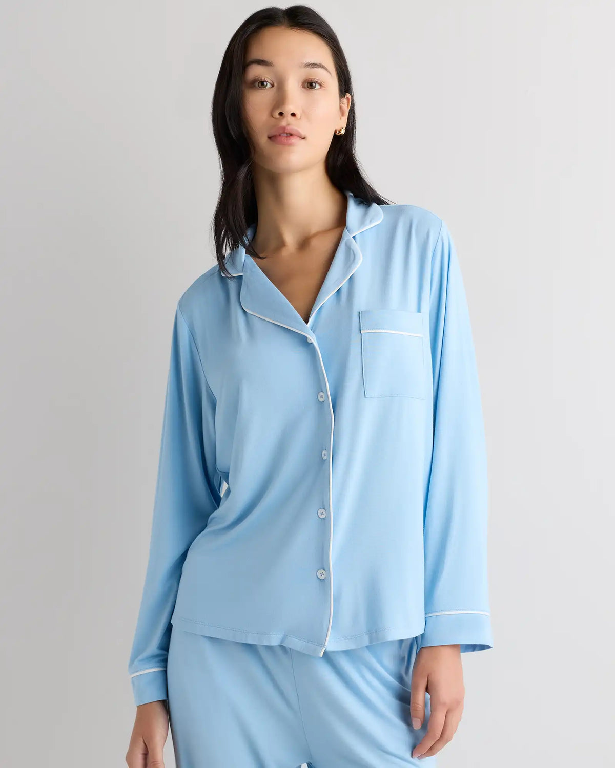 Bamboo Jersey Long Sleeve Pajama Set