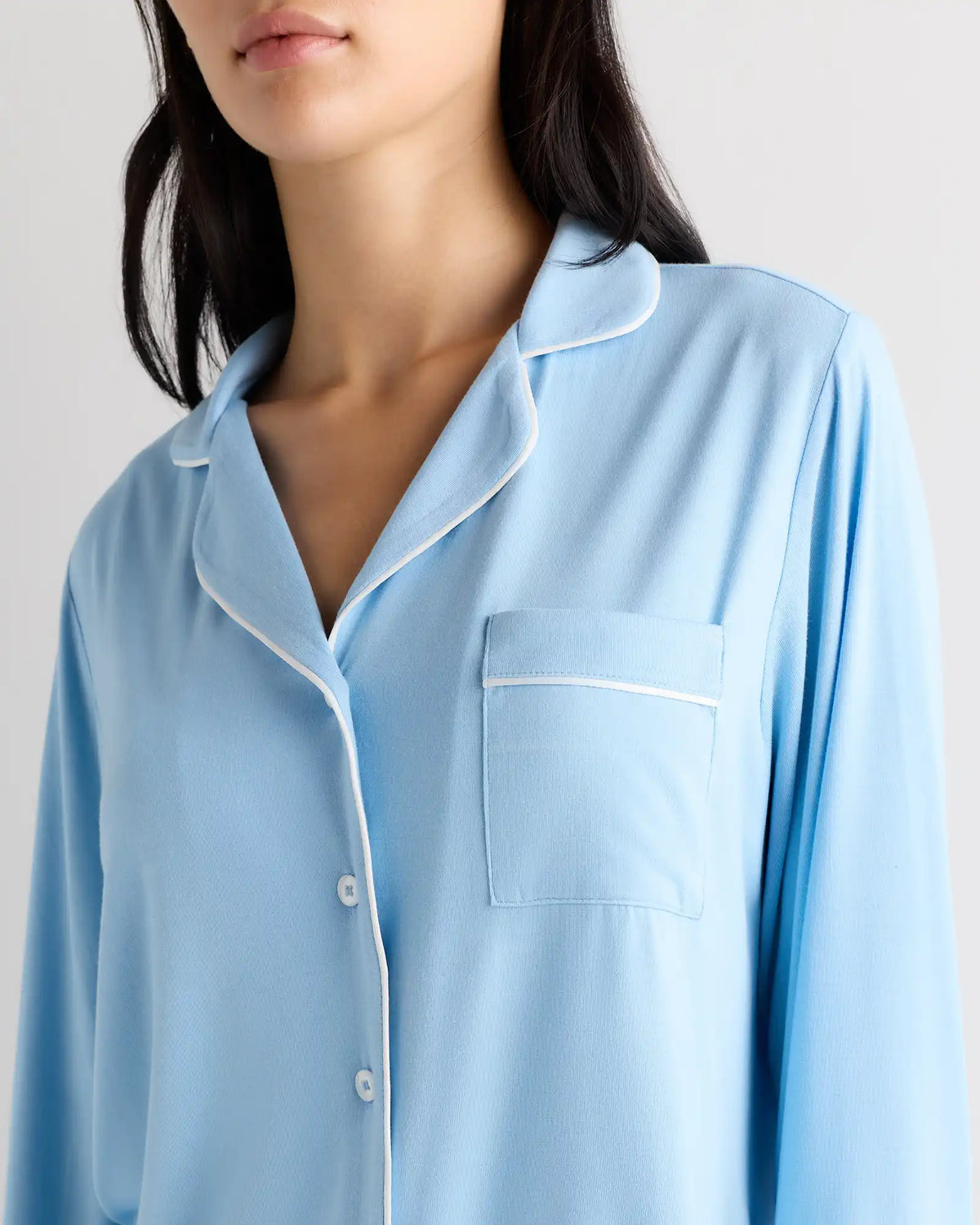 Bamboo Jersey Long Sleeve Pajama Set