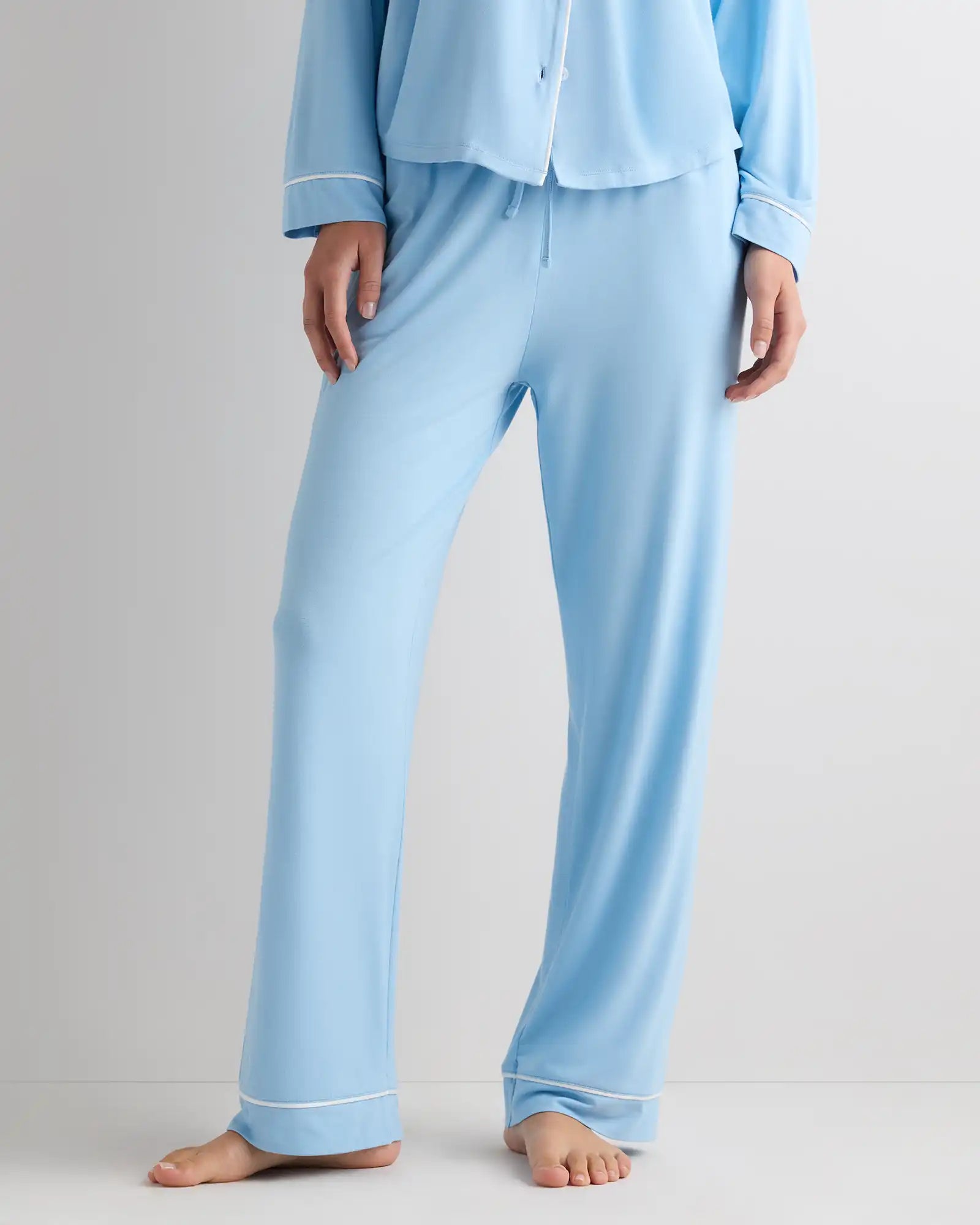 Bamboo Jersey Long Sleeve Pajama Set