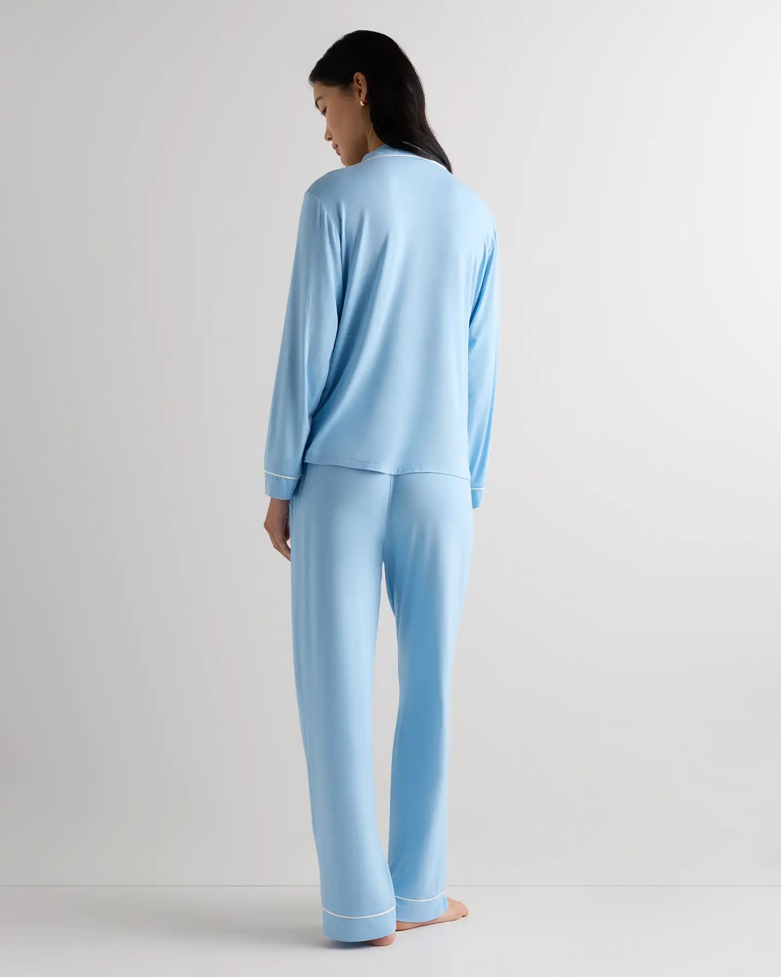 Bamboo Jersey Long Sleeve Pajama Set