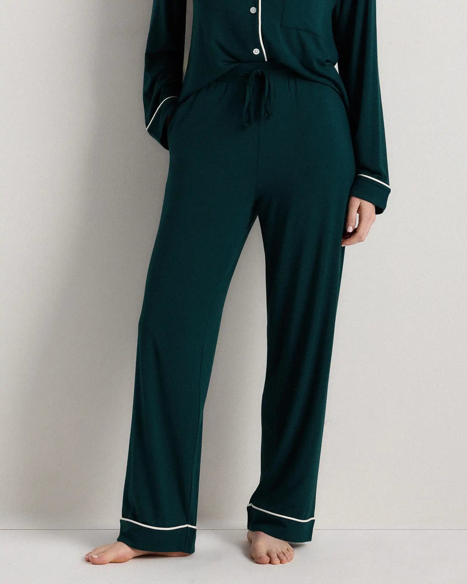 Bamboo Jersey Long Sleeve Pajama Set