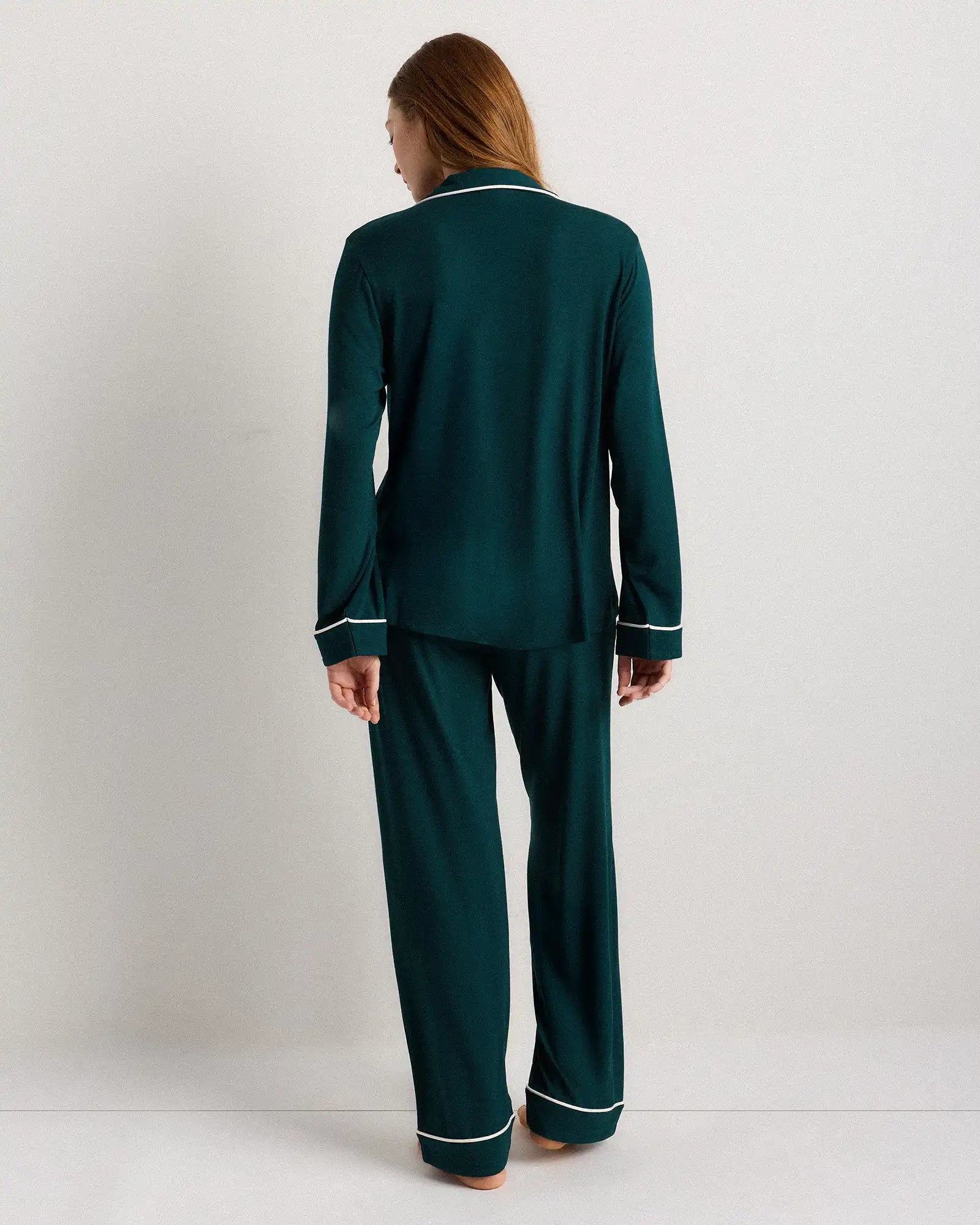 Bamboo Jersey Long Sleeve Pajama Set