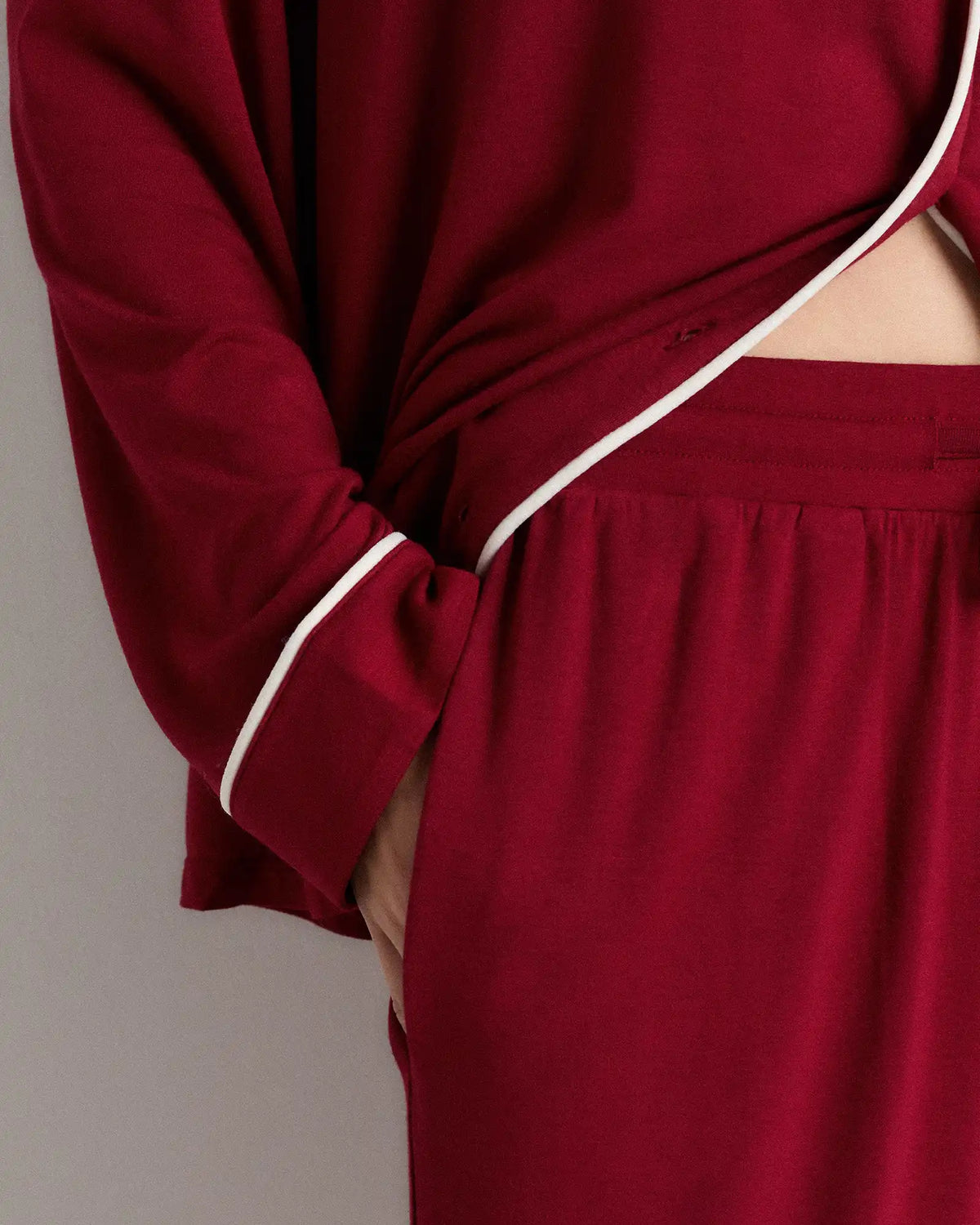 Bamboo Jersey Long Sleeve Pajama Set