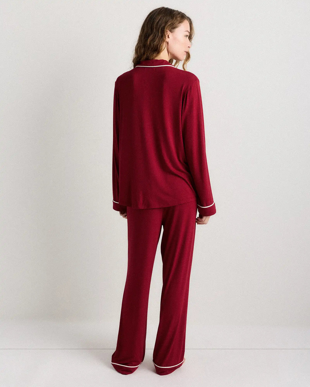 Bamboo Jersey Long Sleeve Pajama Set