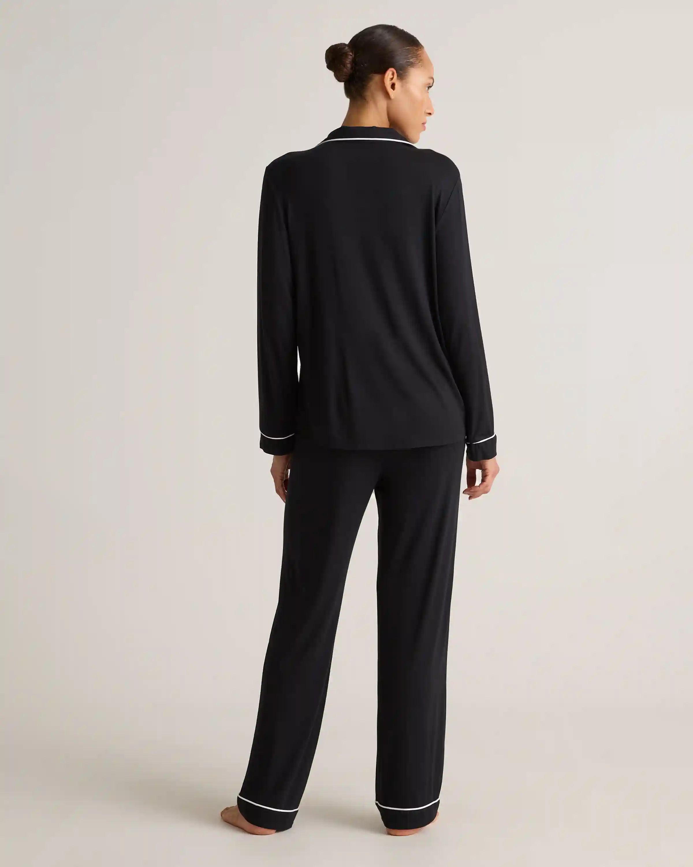 Bamboo Jersey Long Sleeve Pajama Set