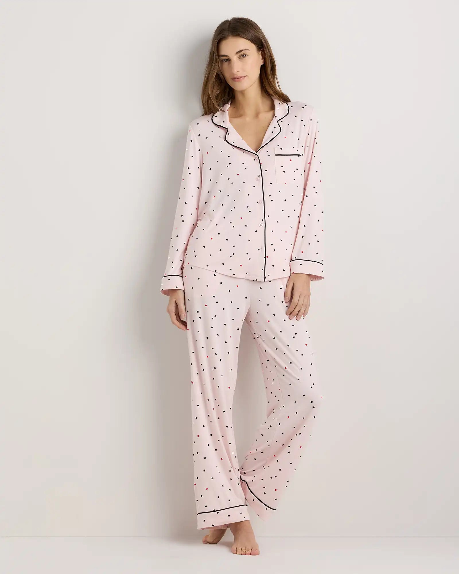 Bamboo Jersey Long Sleeve Pajama Set