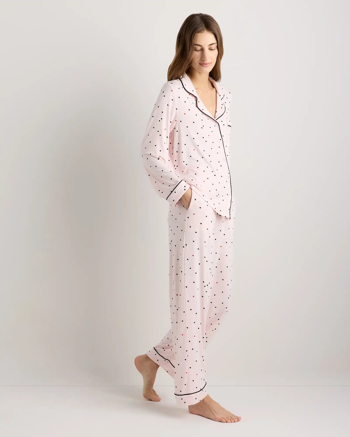 Bamboo Jersey Long Sleeve Pajama Set