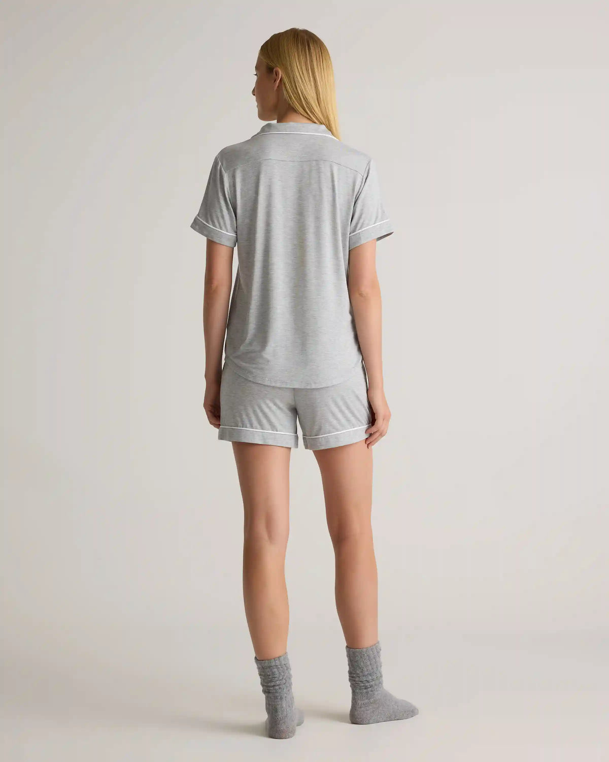 Bamboo Jersey Short Sleeve Pajama Set