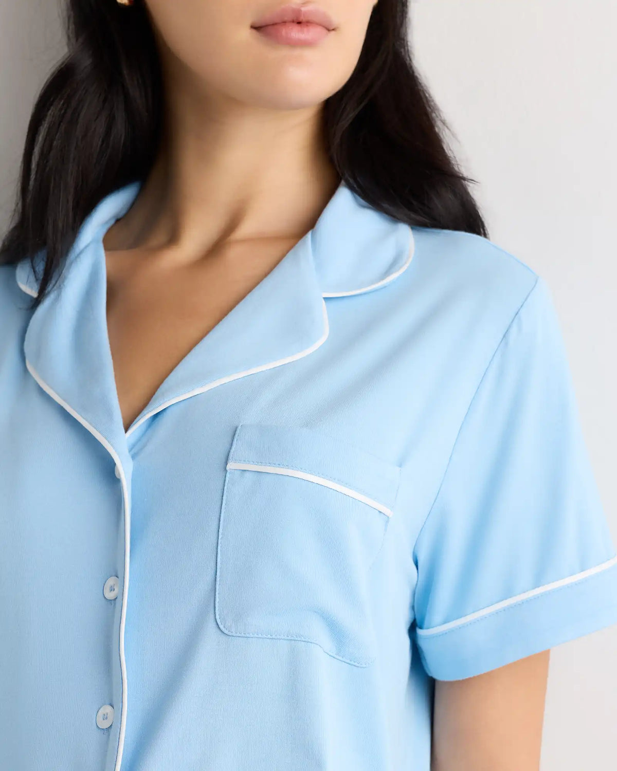 Bamboo Jersey Short Sleeve Pajama Set