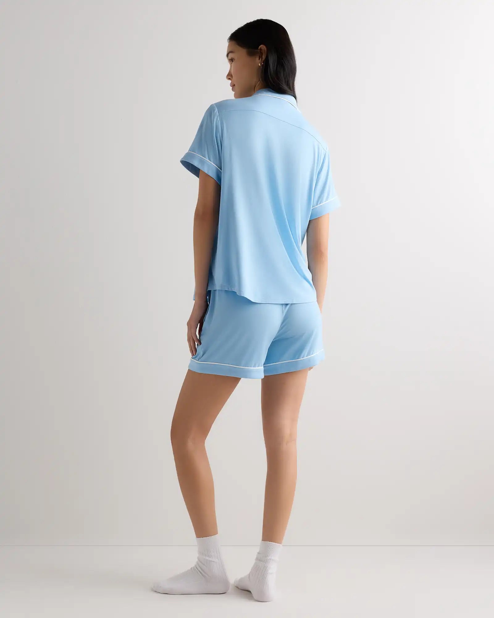 Bamboo Jersey Short Sleeve Pajama Set
