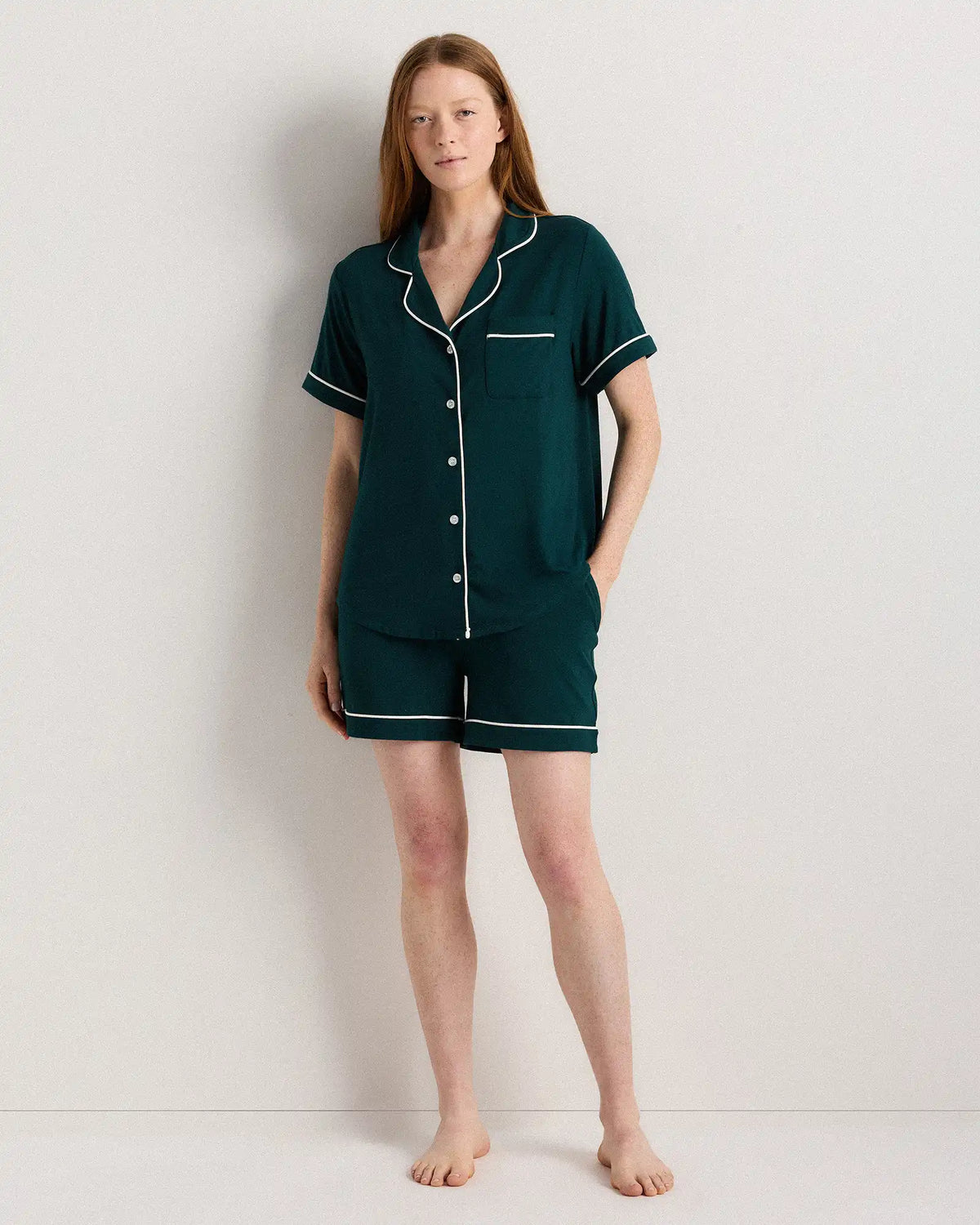 Bamboo Jersey Short Sleeve Pajama Set