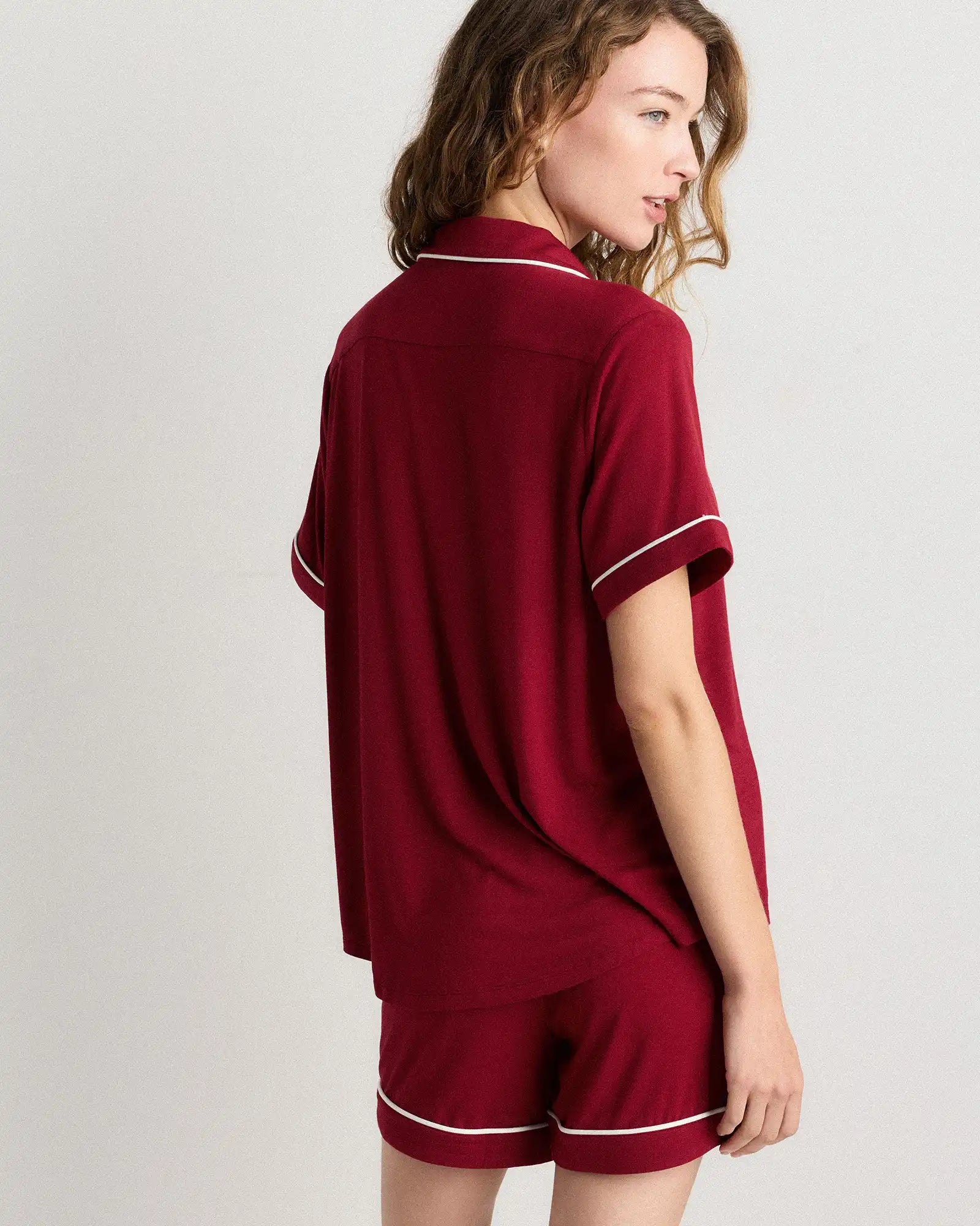 Bamboo Jersey Short Sleeve Pajama Set