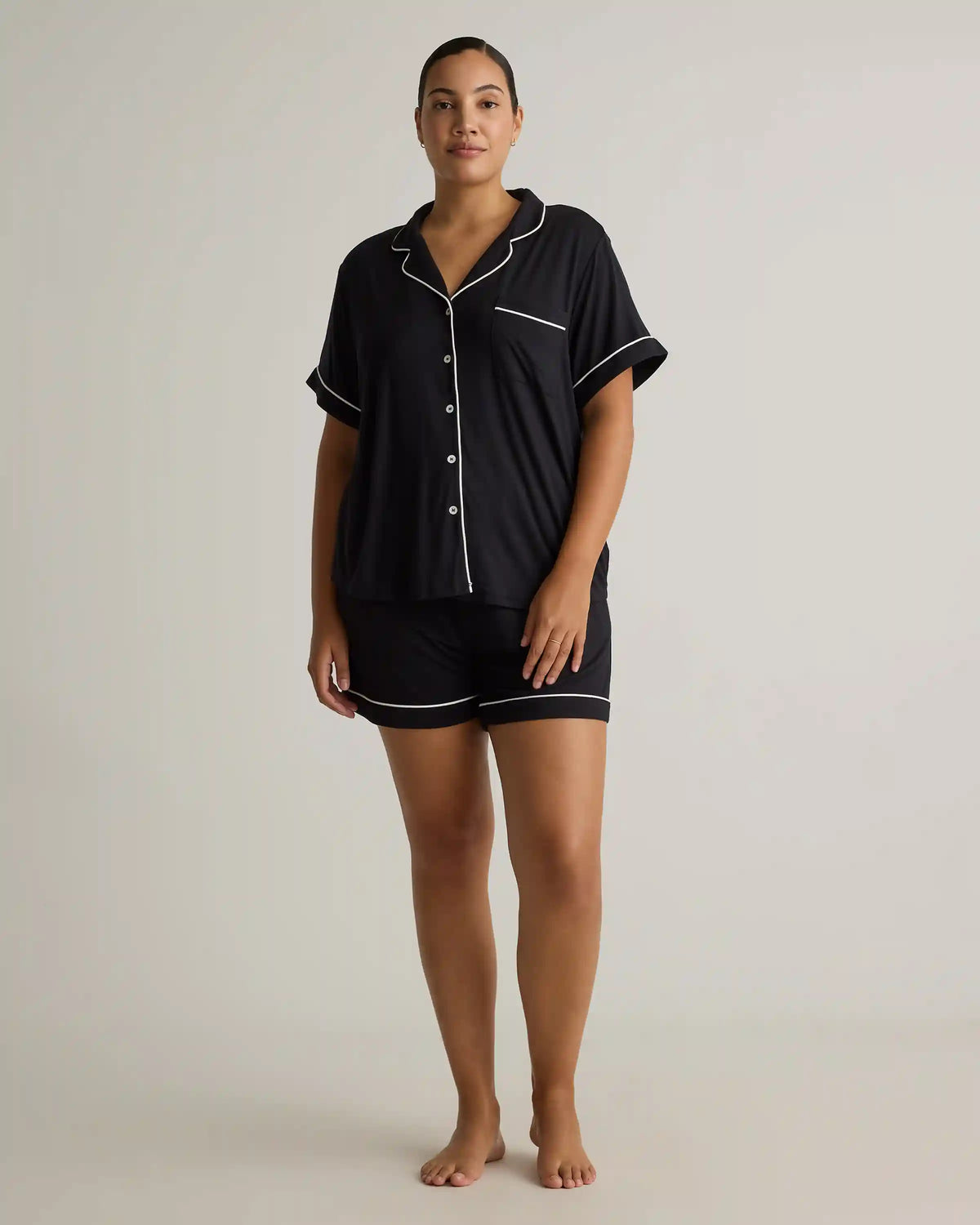 Bamboo Jersey Short Sleeve Pajama Set