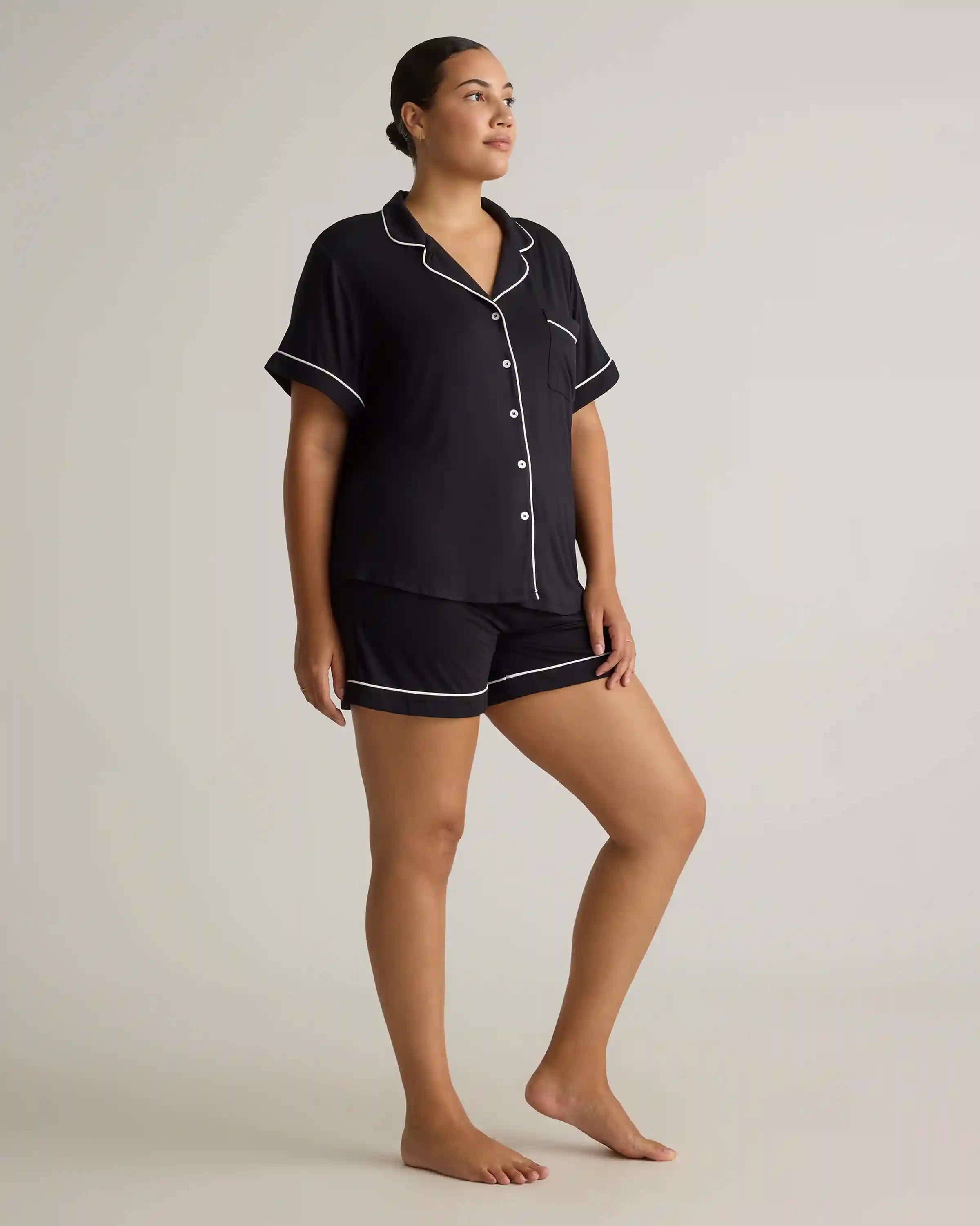 Bamboo Jersey Short Sleeve Pajama Set