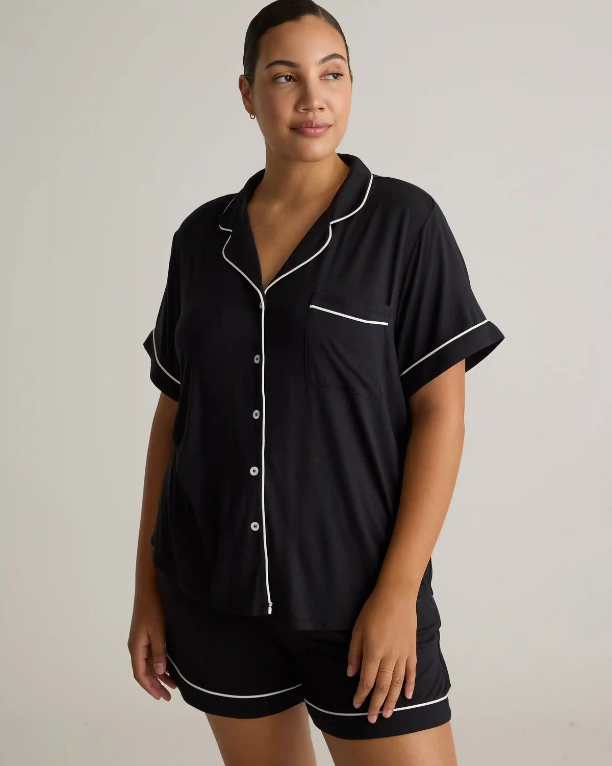 Bamboo Jersey Short Sleeve Pajama Set