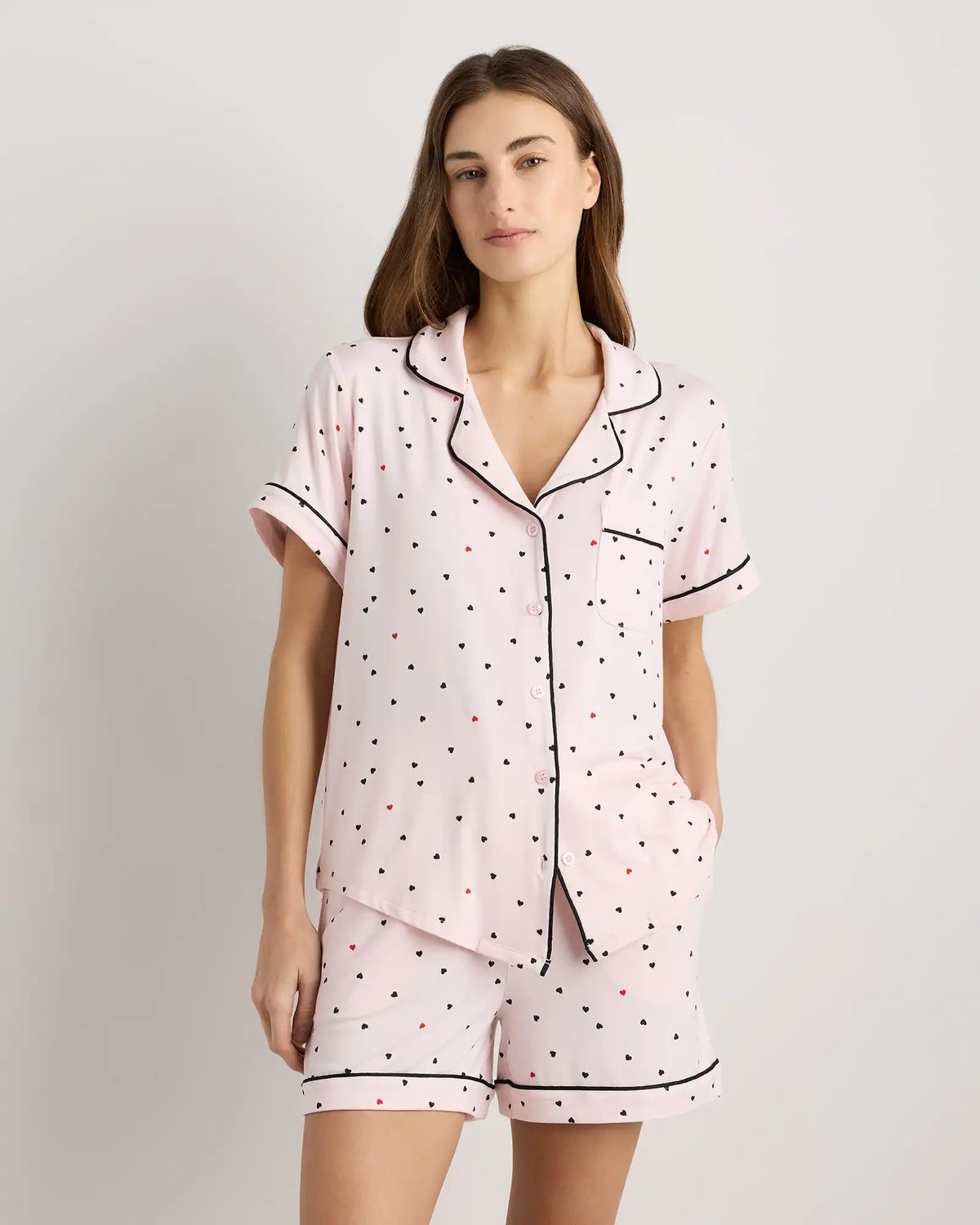 Bamboo Jersey Short Sleeve Pajama Set