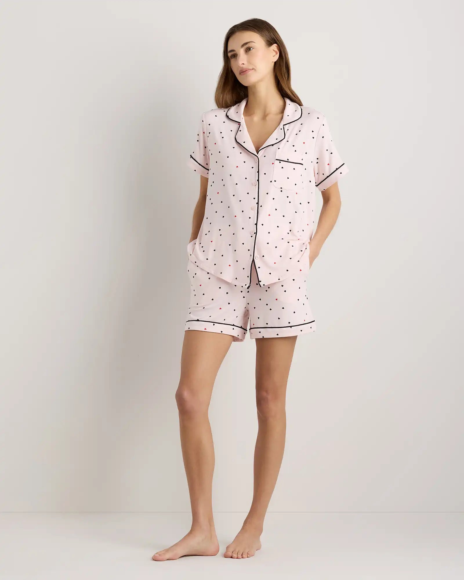 Bamboo Jersey Short Sleeve Pajama Set