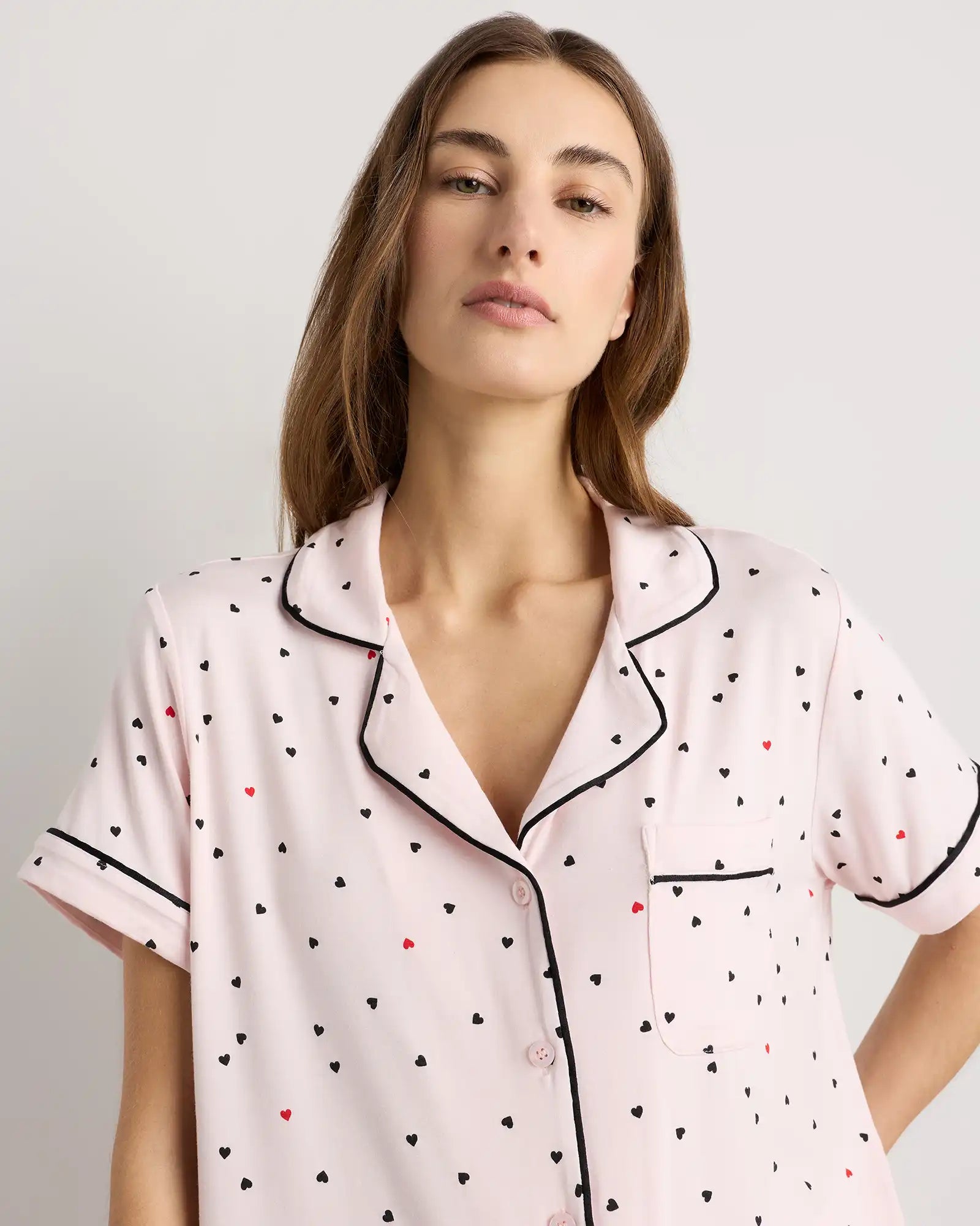 Bamboo Jersey Short Sleeve Pajama Set