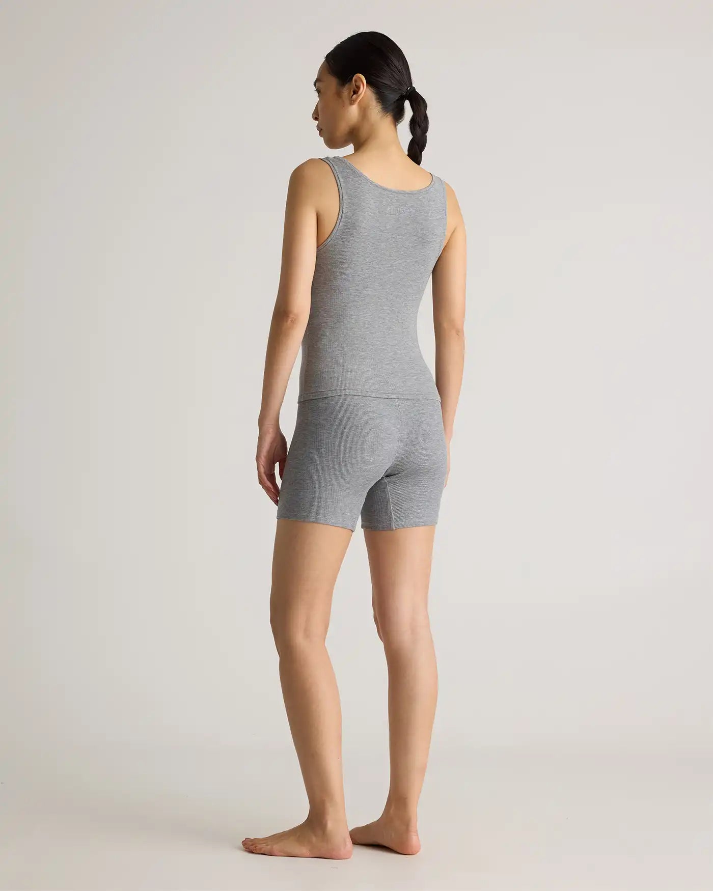 Tencel Rib Cropped Knit Lounge Tank (3-pack)