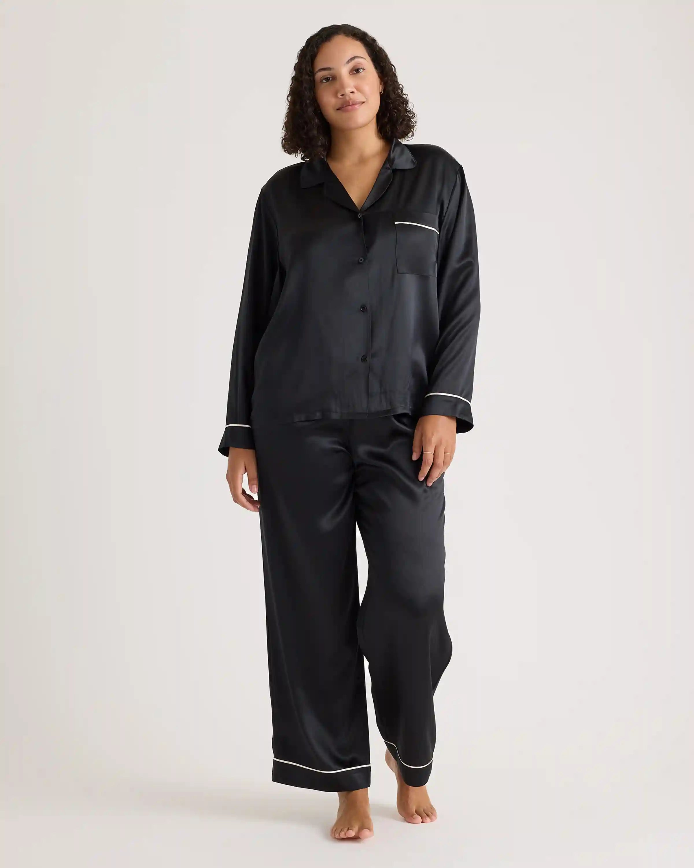 100% Washable Silk Satin Pajama Pant