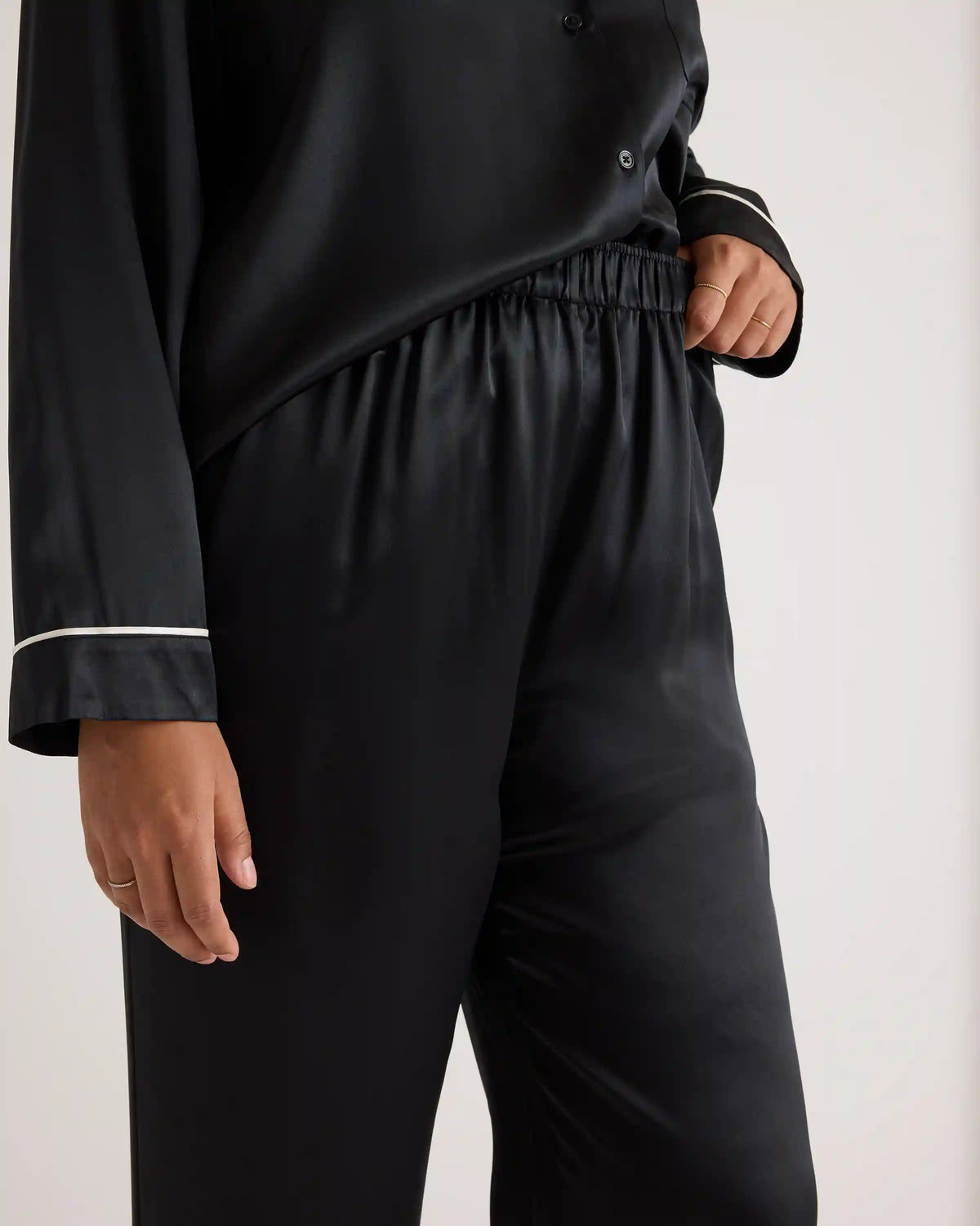 100% Washable Silk Satin Pajama Pant