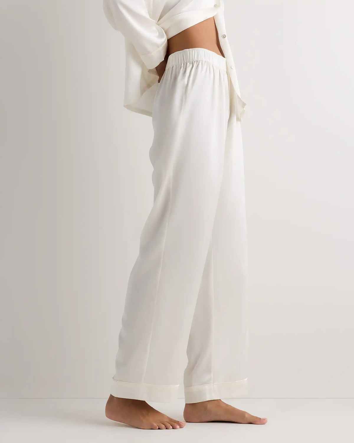 100% Washable Silk Satin Pajama Pant