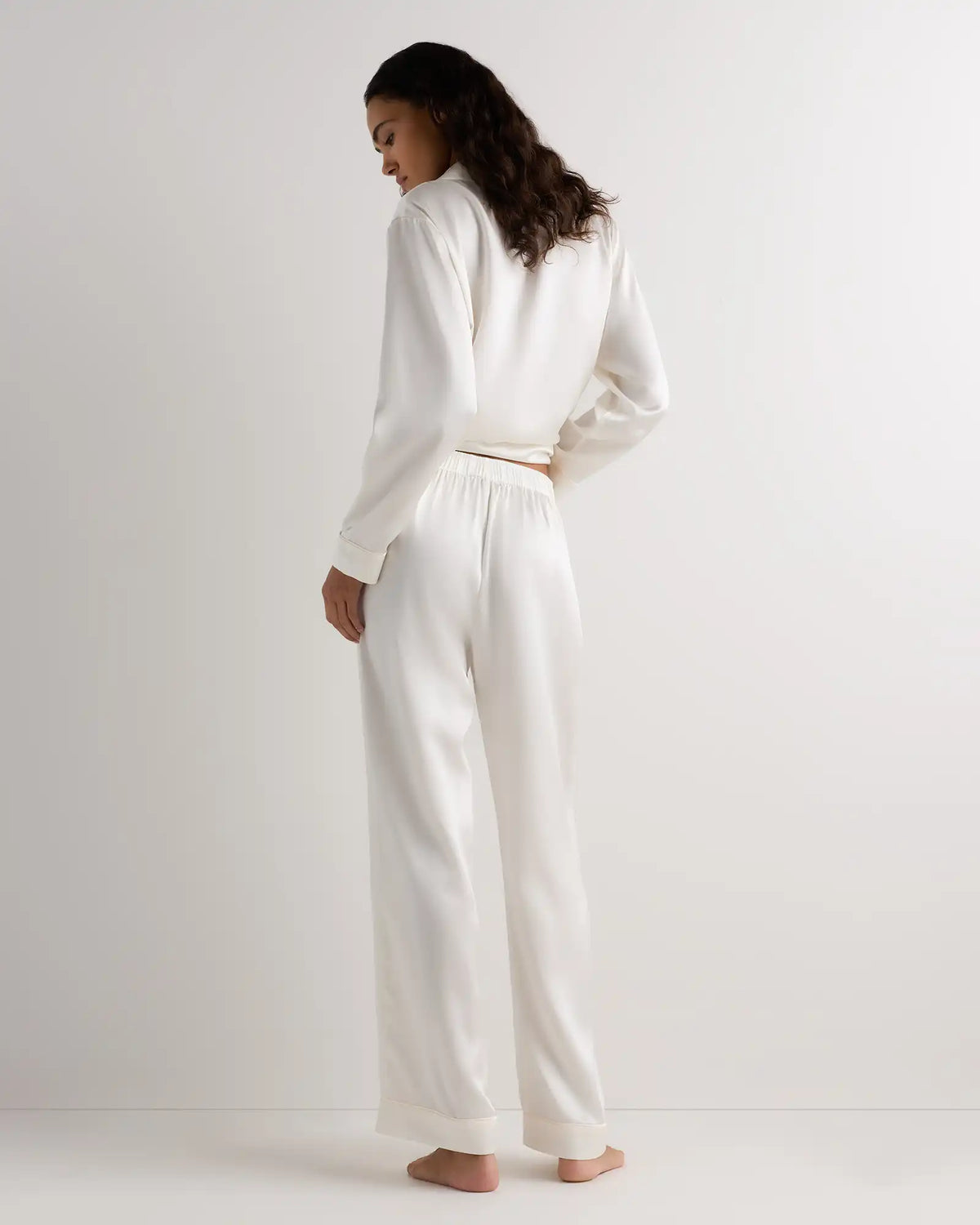 100% Washable Silk Satin Pajama Pant
