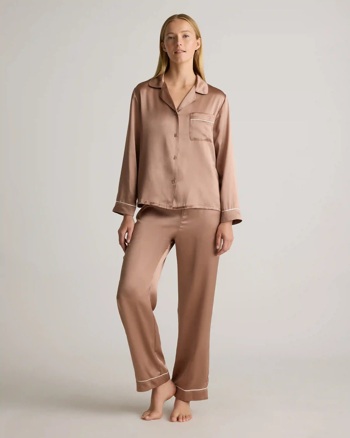 100% Washable Silk Satin Pajama Pant