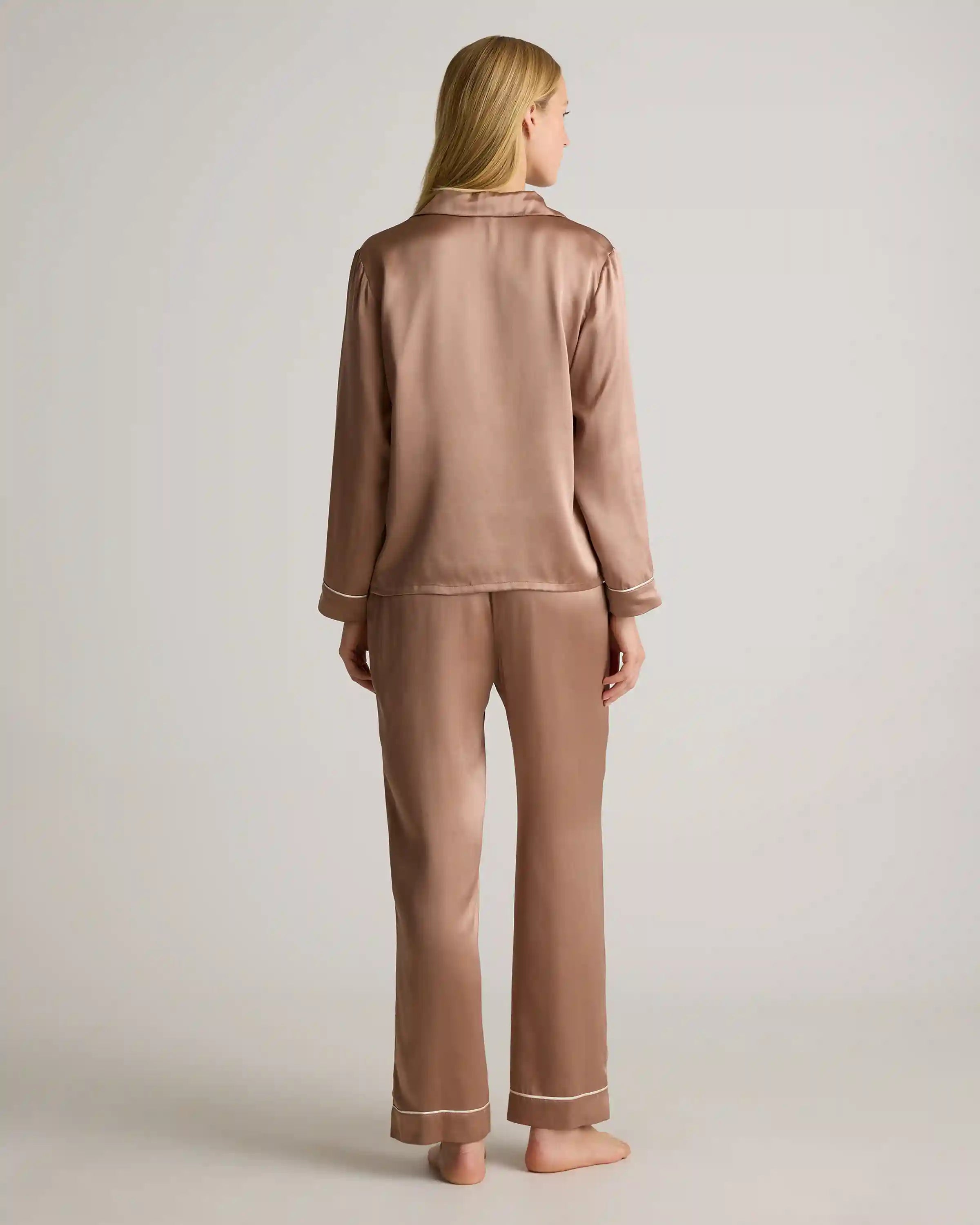 100% Washable Silk Satin Pajama Pant