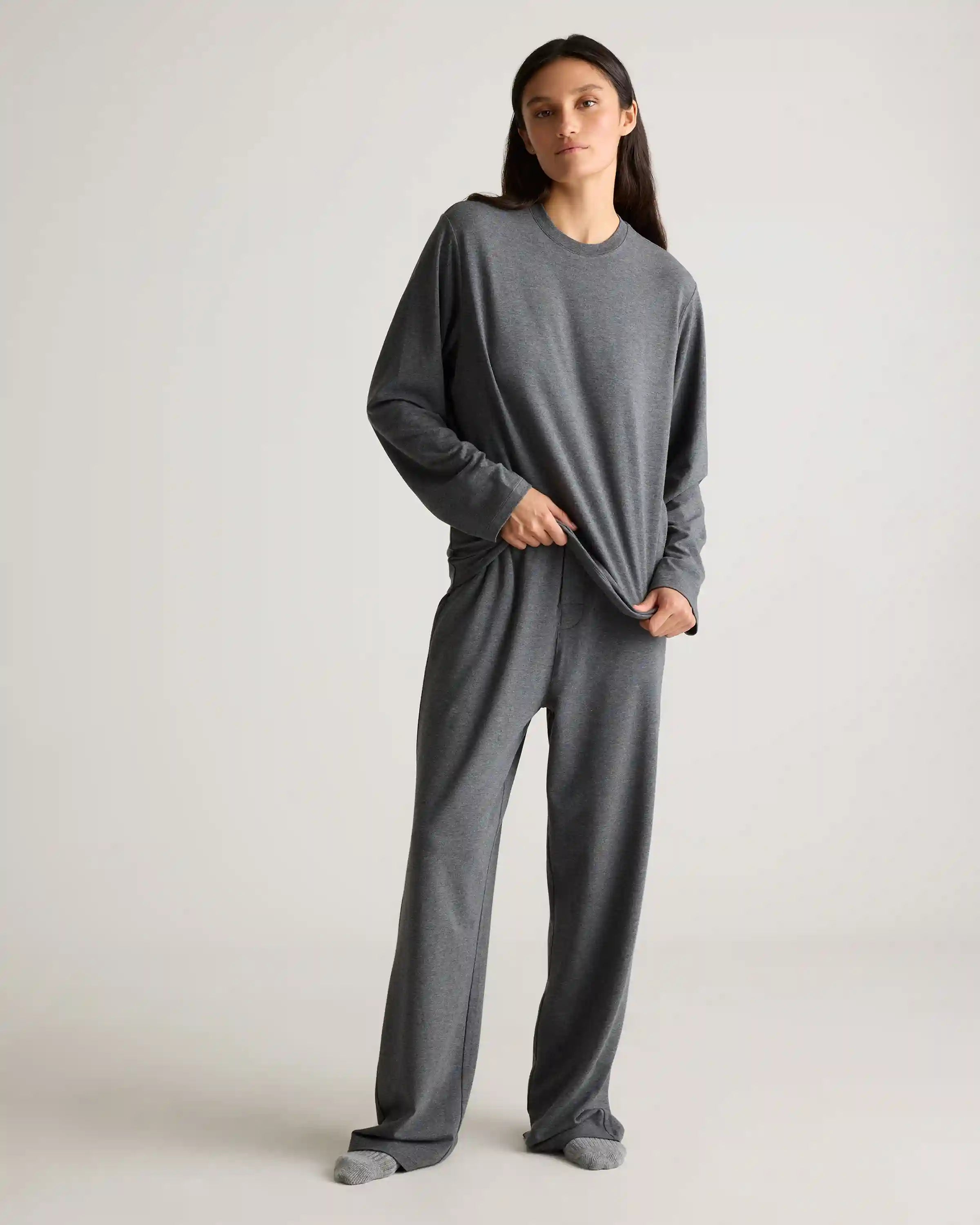 Dream Lounge Oversized Long Sleeve Pajama Set