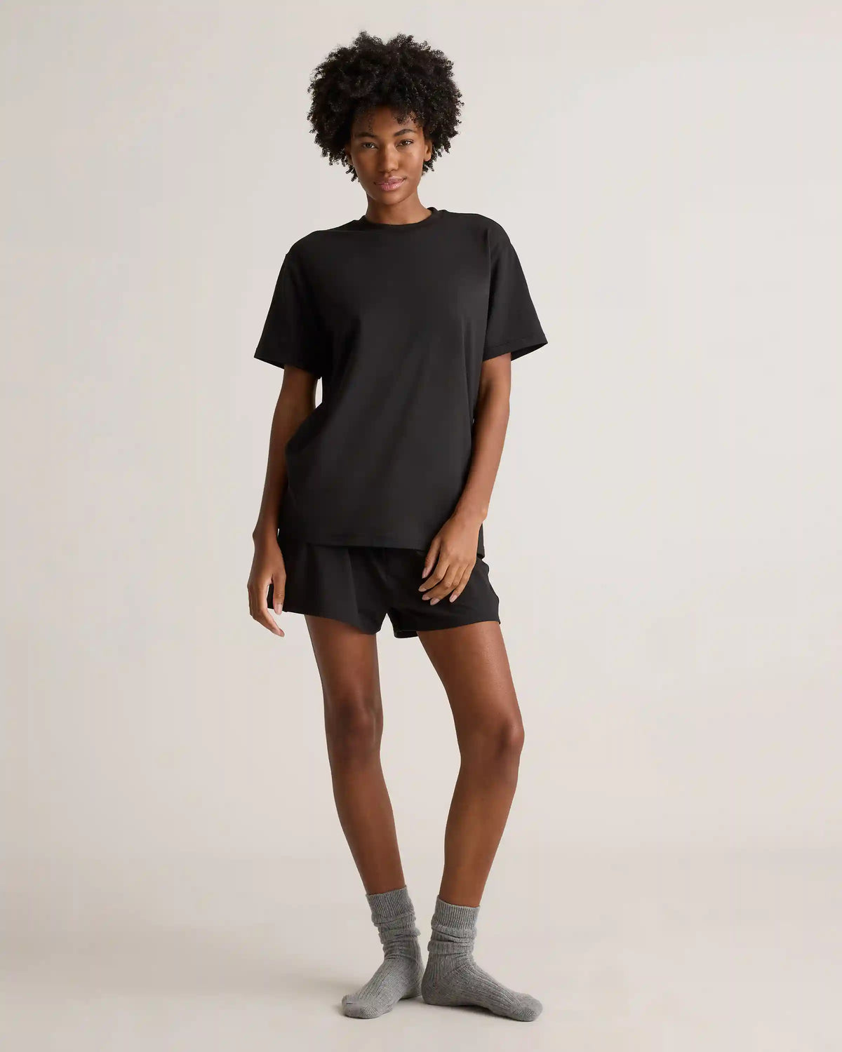 Dream Lounge Oversized Short Sleeve Pajama Set