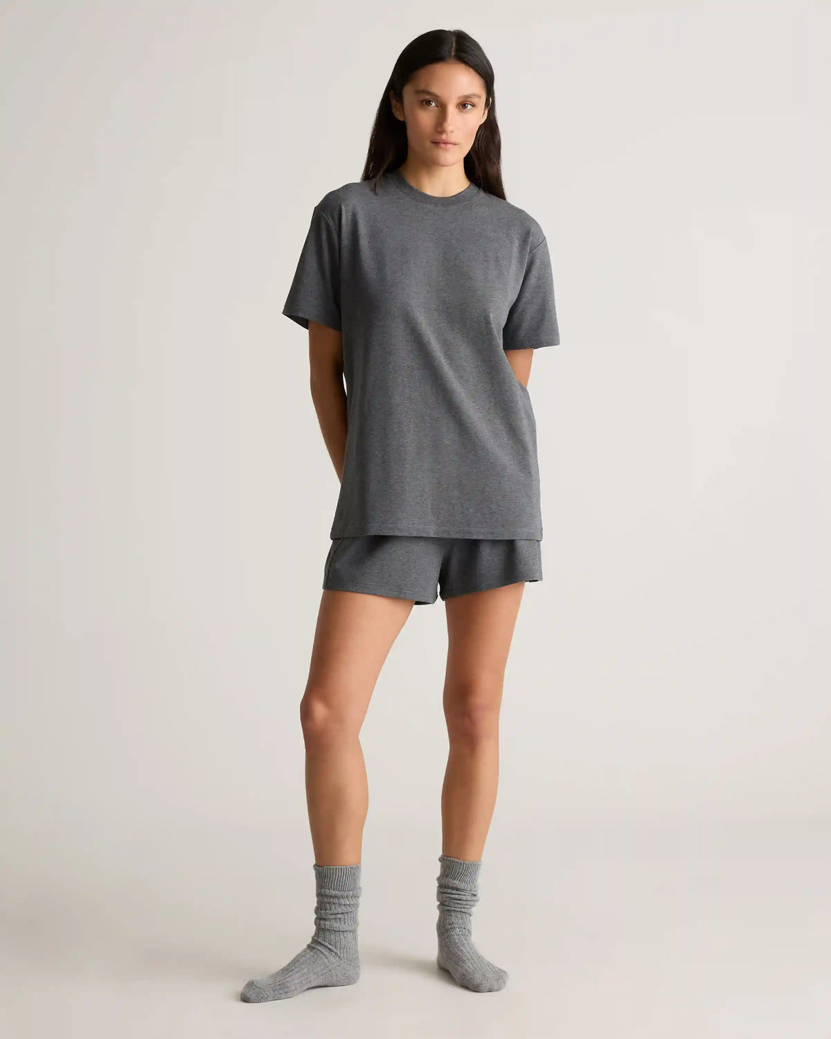 Dream Lounge Oversized Short Sleeve Pajama Set