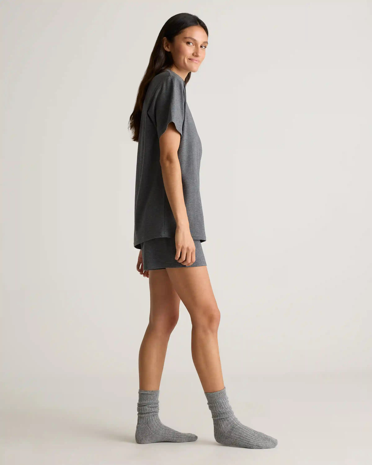 Dream Lounge Oversized Short Sleeve Pajama Set