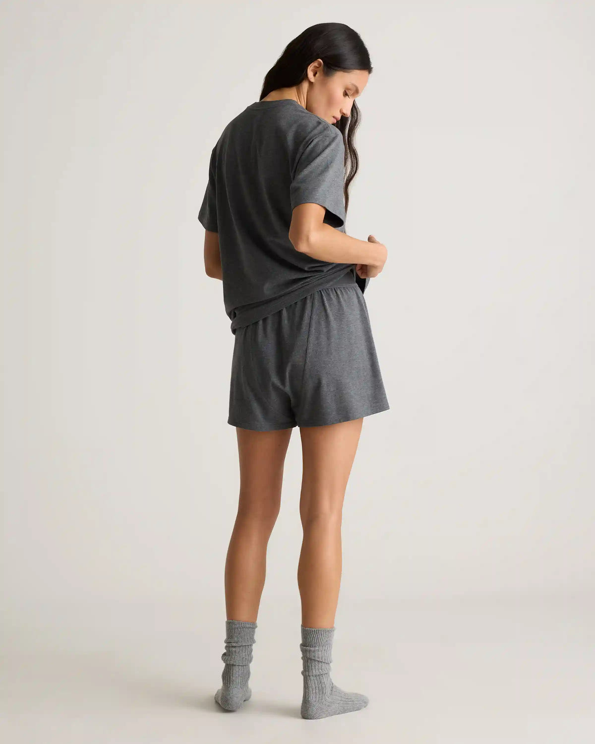 Dream Lounge Oversized Short Sleeve Pajama Set