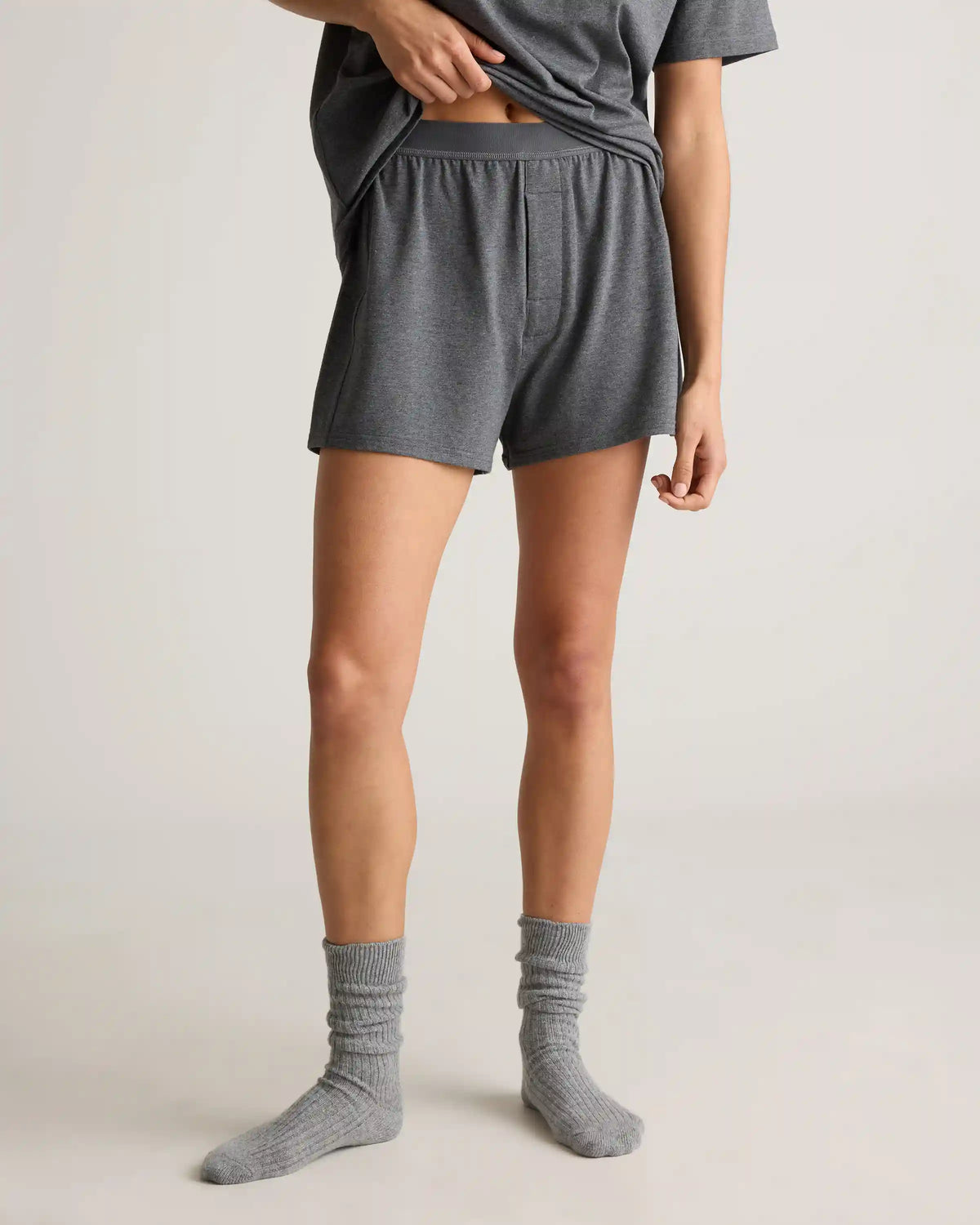 Dream Lounge Oversized Short Sleeve Pajama Set