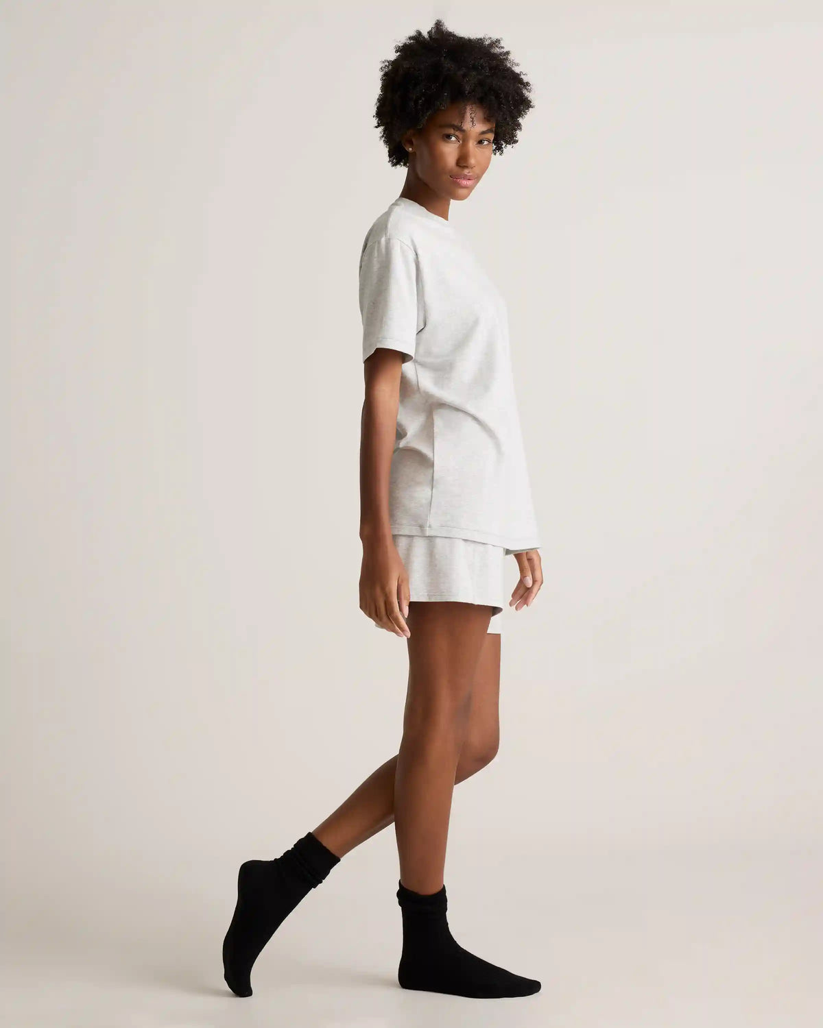 Dream Lounge Oversized Short Sleeve Pajama Set