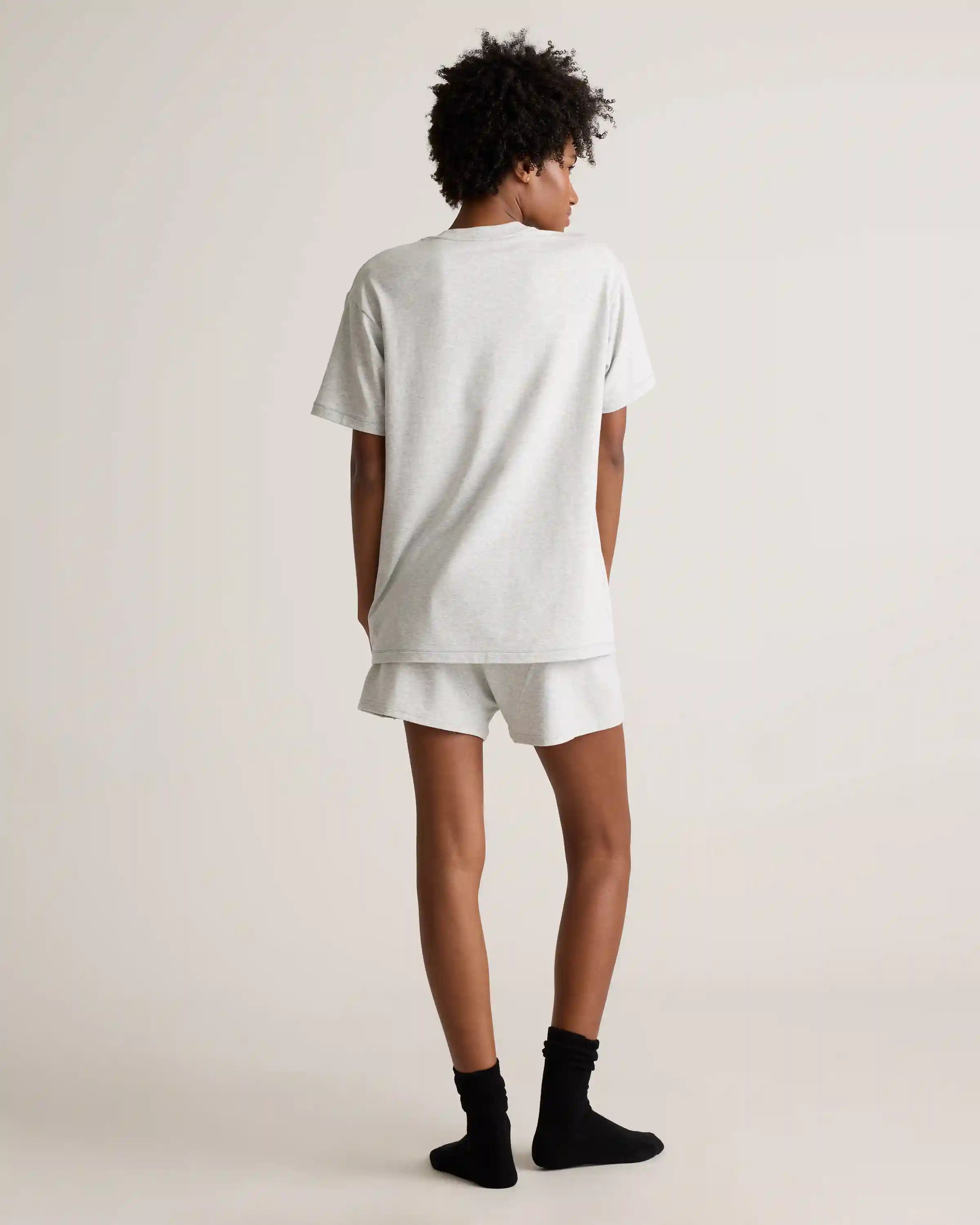 Dream Lounge Oversized Short Sleeve Pajama Set
