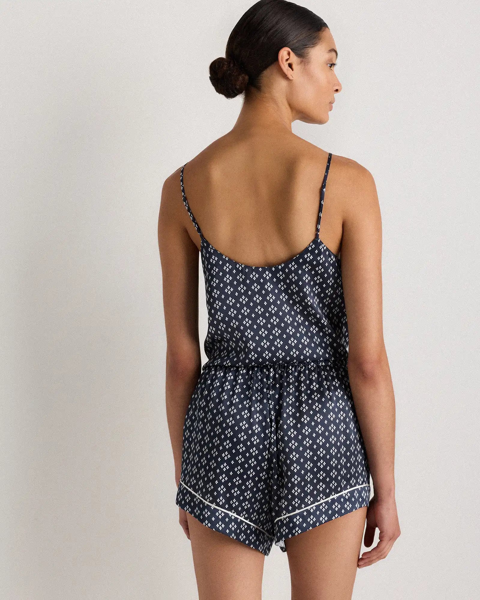 100% Washable Silk Satin Pajama Shorts