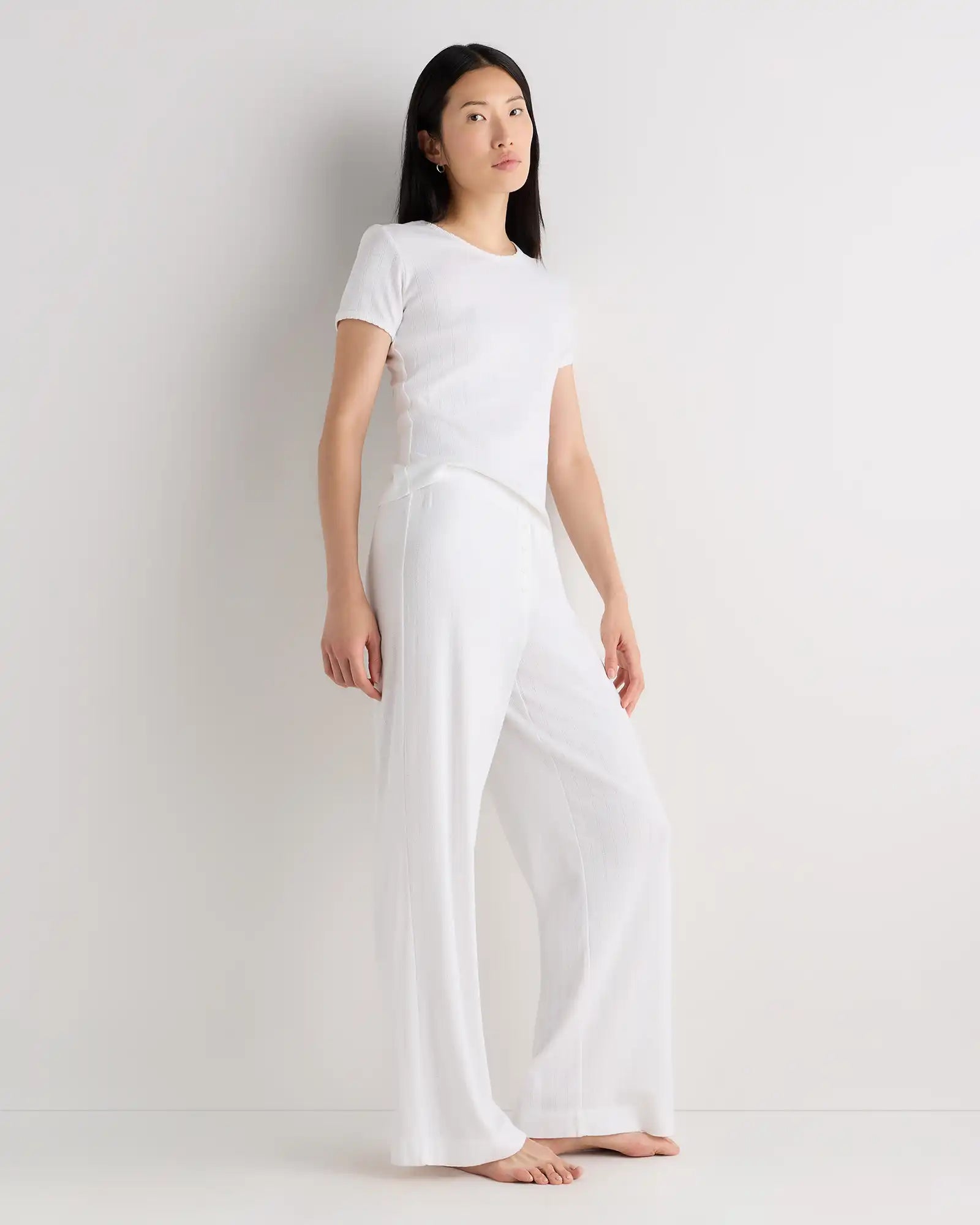 Organic Cotton Pointelle Pajama Set